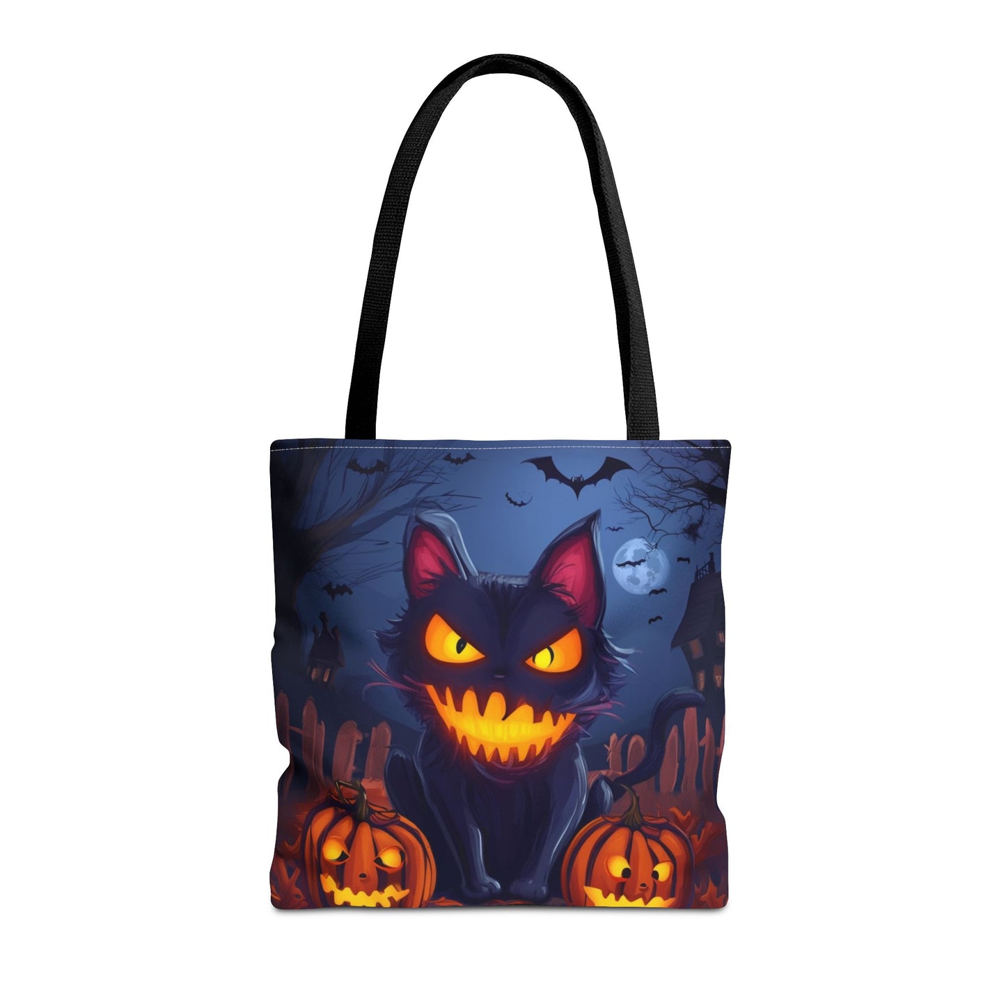 Spooky Cat Tote Bag (AOP)