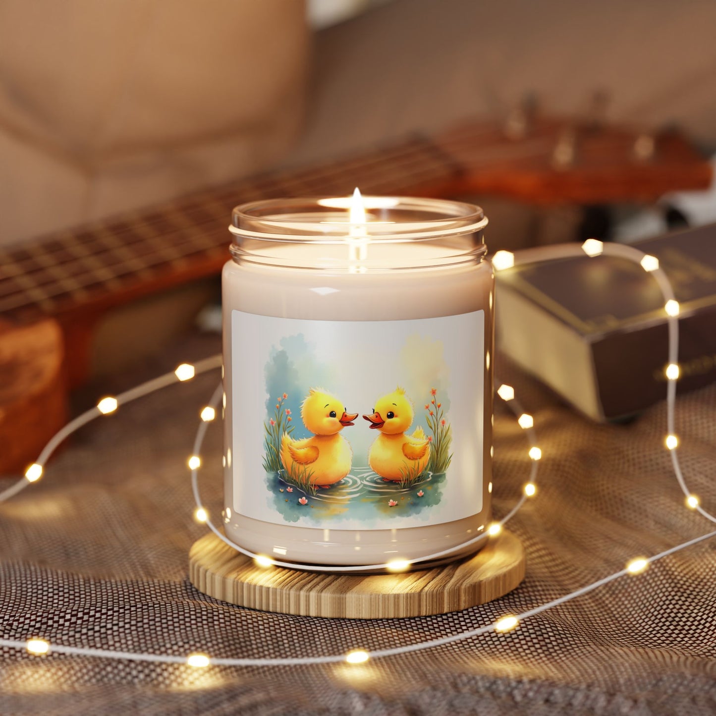 Adorable Ducklings Scented Soy Candle - 9oz | Perfect Gift for Baby Showers & Home Decor