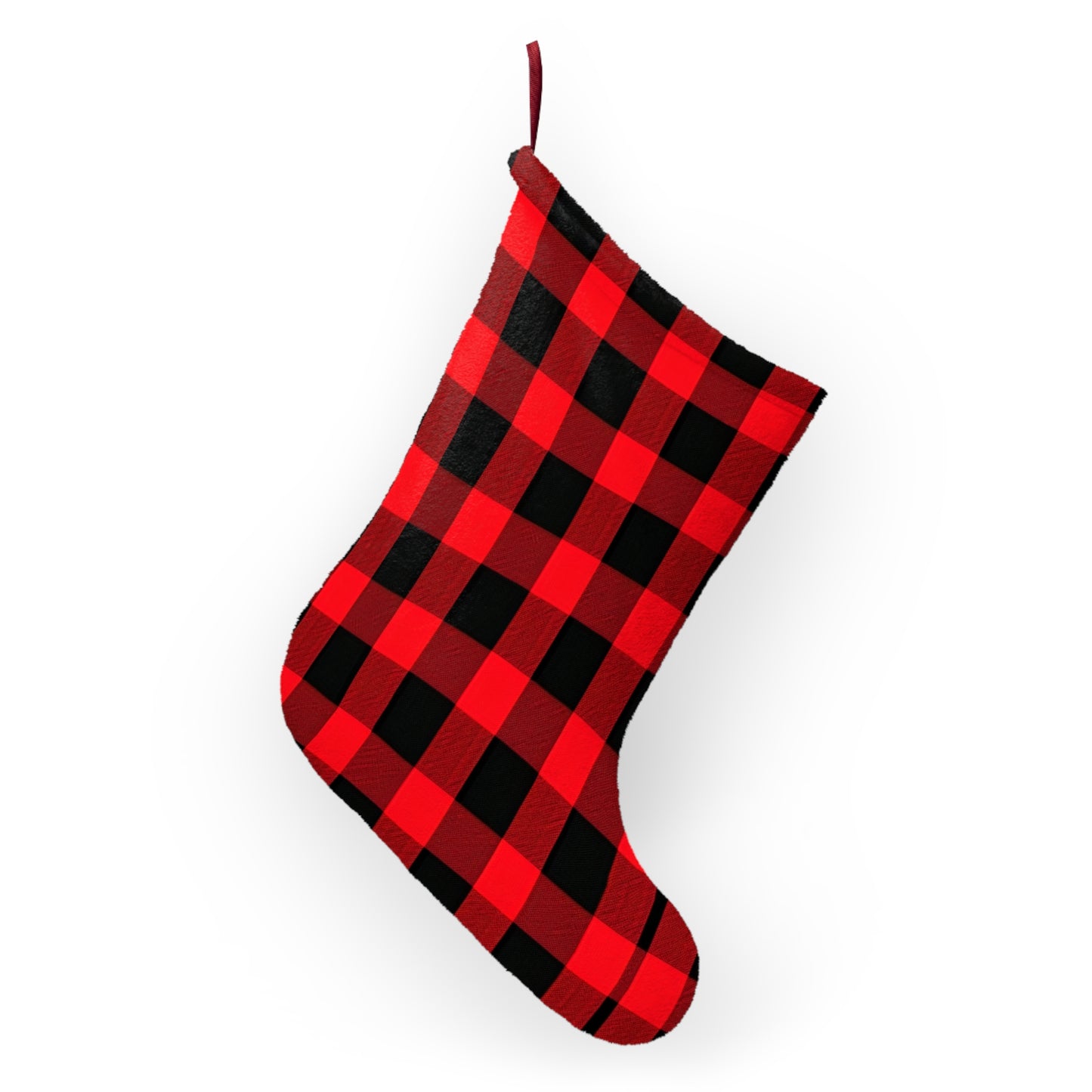Red and Black Christmas Stockings