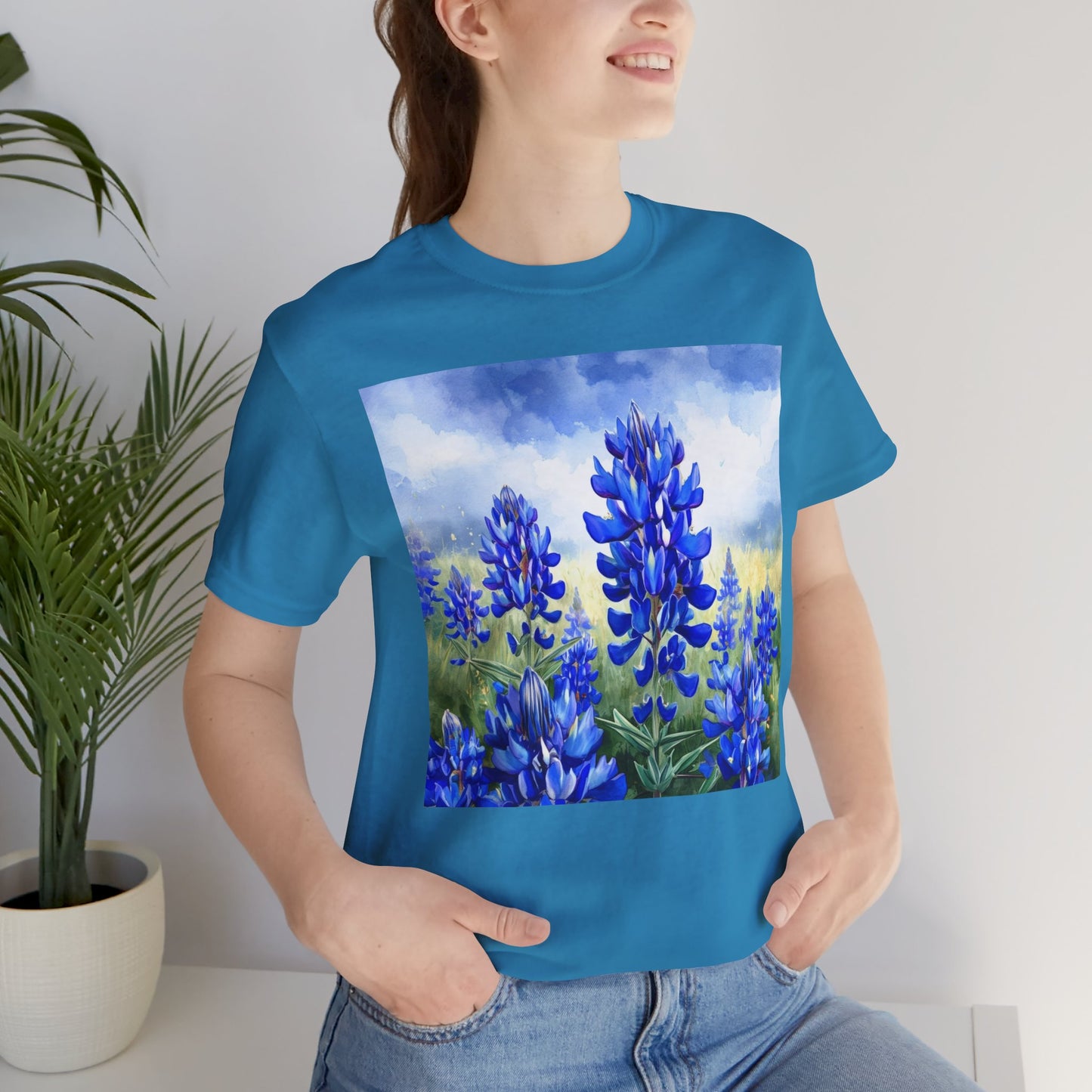 Bluebonnet Fields Unisex Jersey Tee