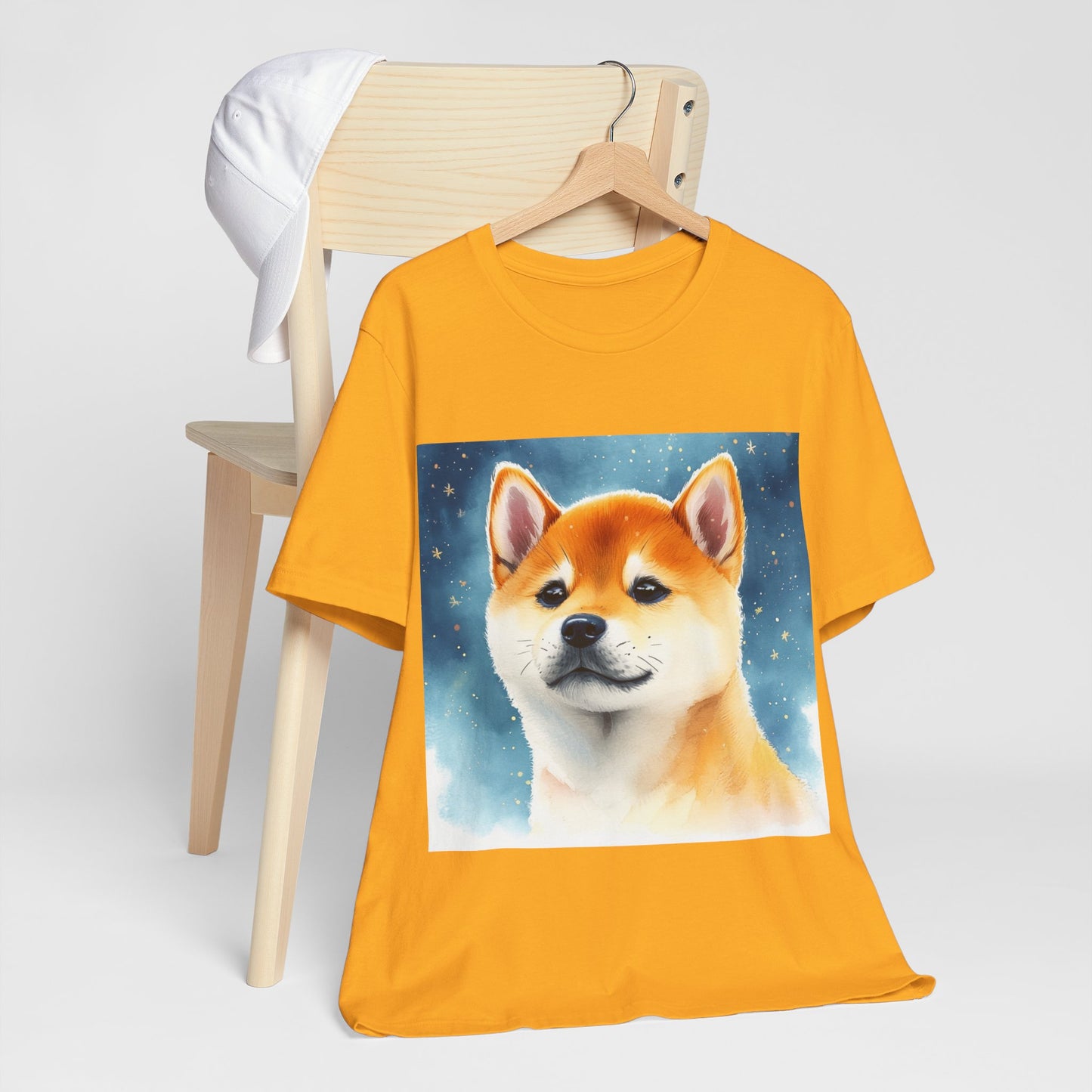 Starry Shiba Inu Unisex Jersey Short Sleeve Tee