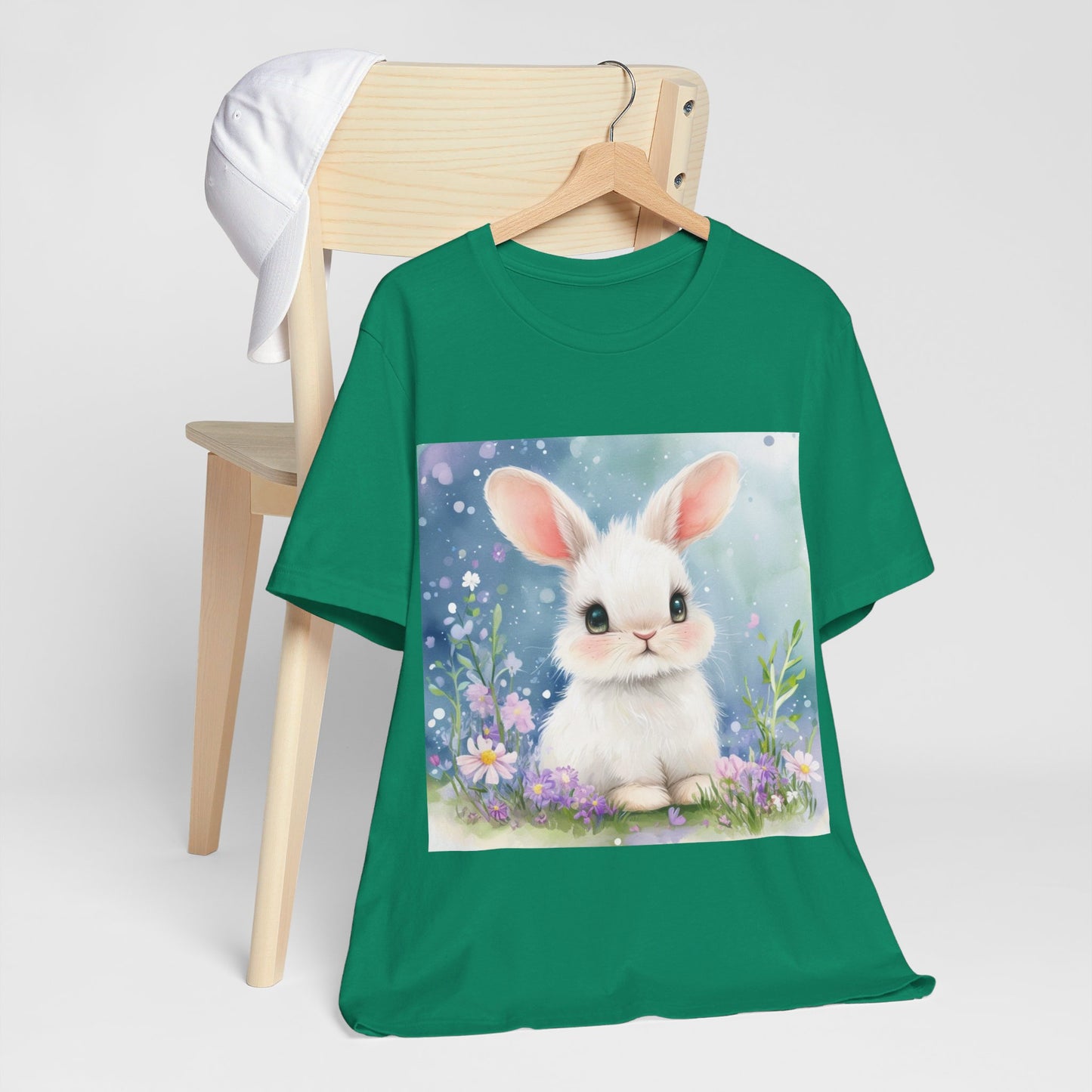 Adorable Bunny Unisex Jersey Short Sleeve Tee