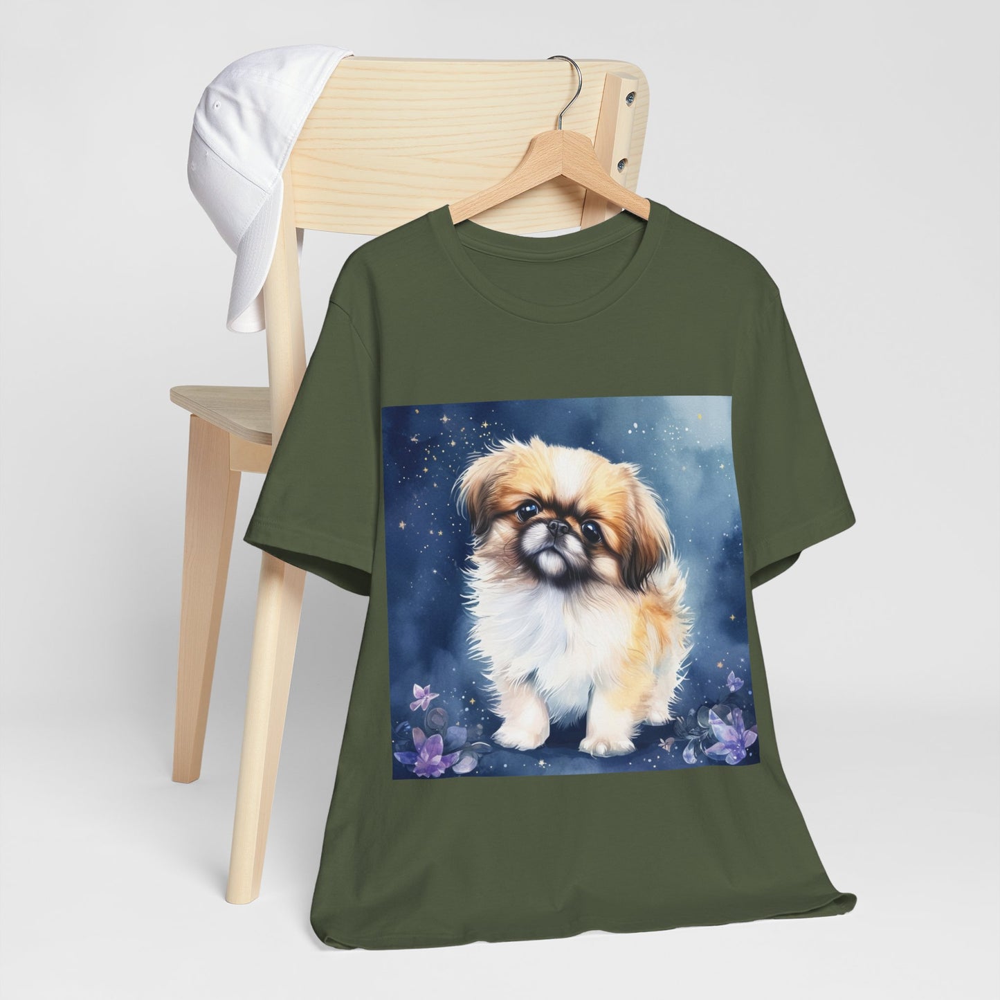 Pekinese Puppy Unisex Jersey Short Sleeve Tee