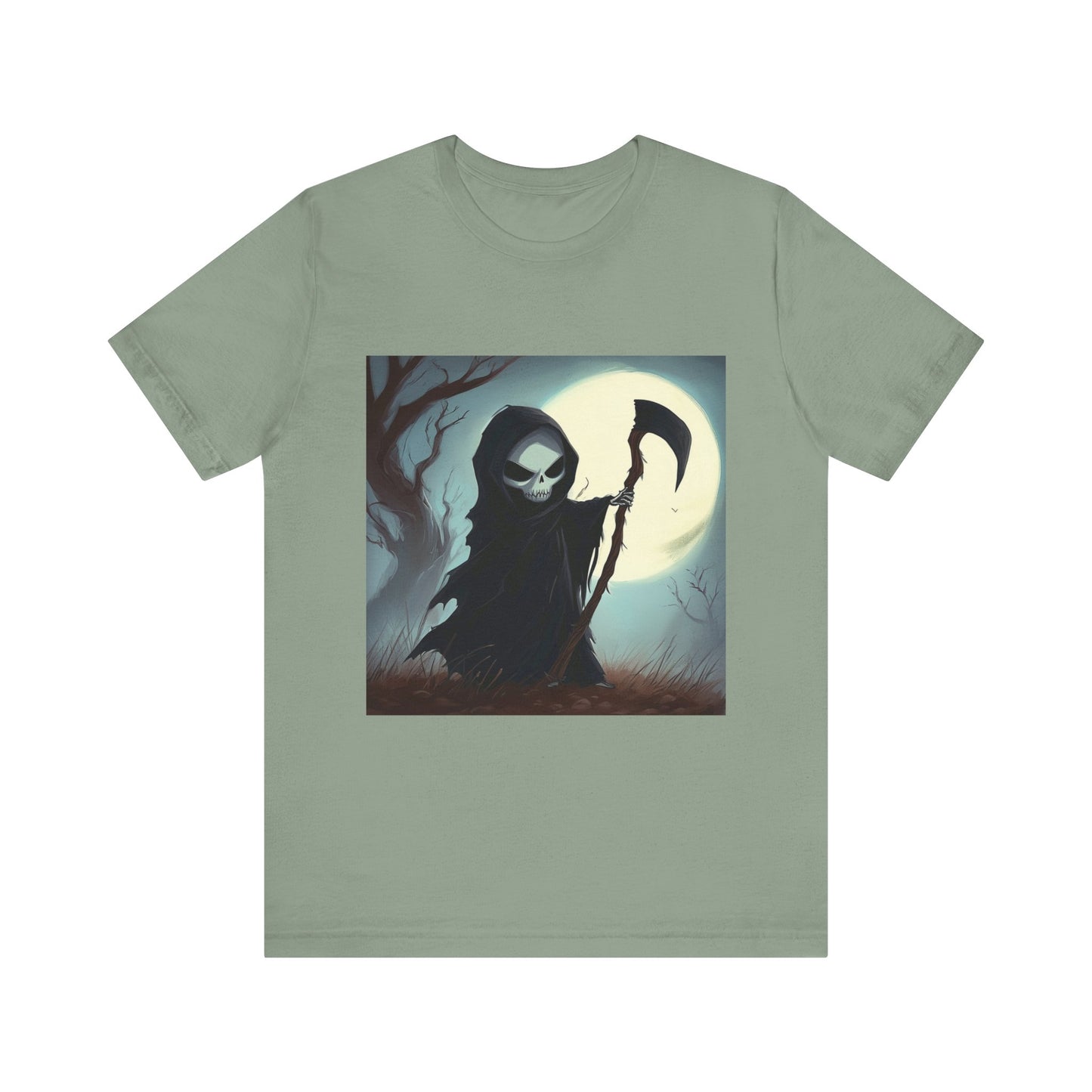 Dark Cute Grim Reaper Unisex Jersey Short Sleeve Tee