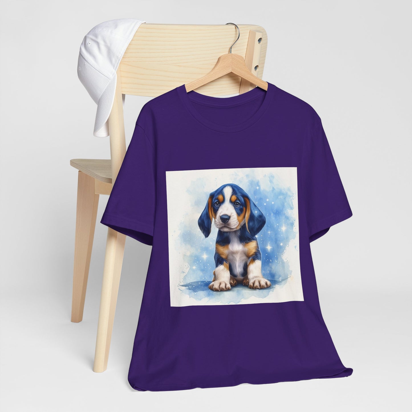 Blue Tick Puppy Unisex Jersey Short Sleeve Tee