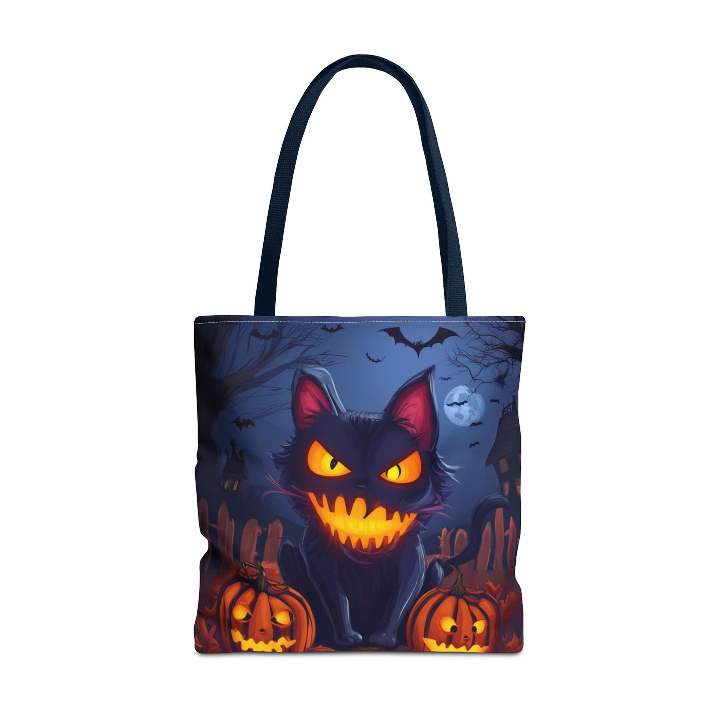 Spooky Cat Tote Bag (AOP)