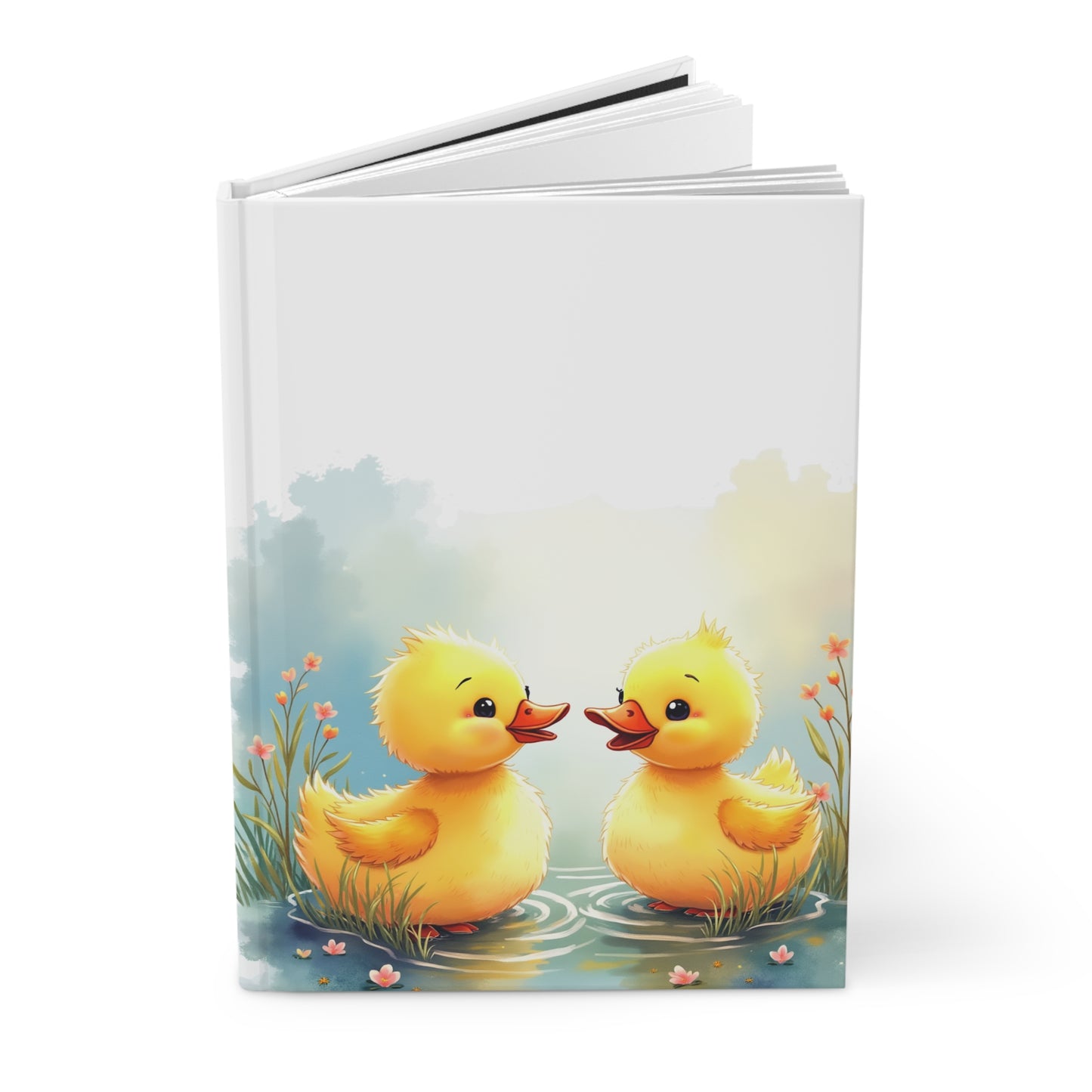 Adorable Ducklings Hardcover Journal - Cute Animal Notebook for Kids & Nature Lovers