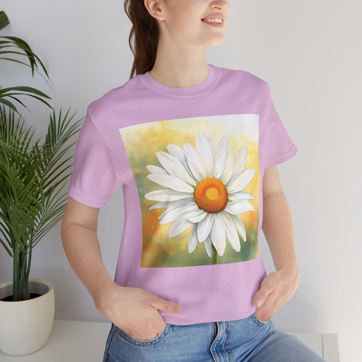 Daisy Bloom Unisex Jersey Tee - Perfect for Spring Celebrations