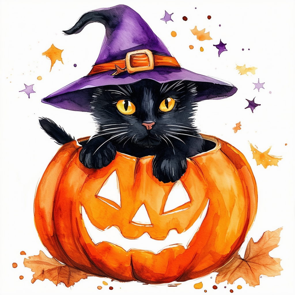 Spooky and Stylish Halloween Cat Tees