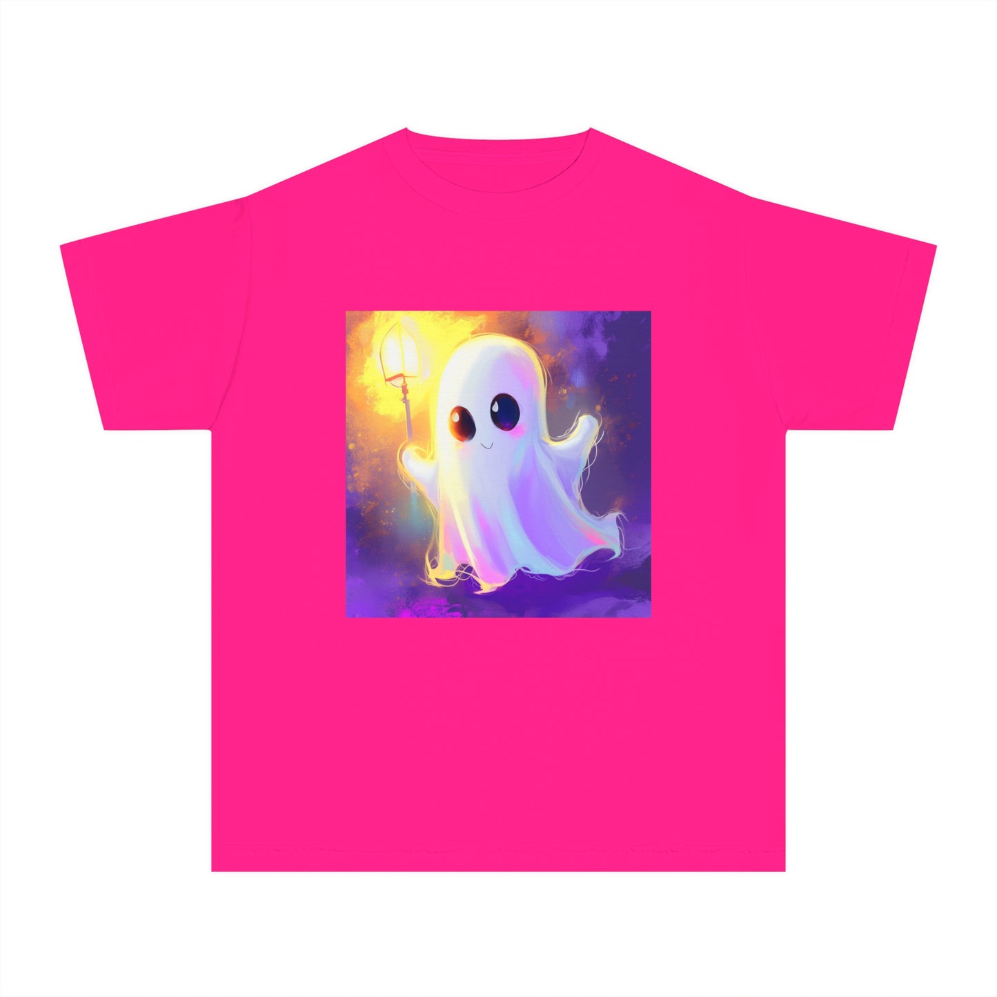 Cute Cartoon Ghost Youth Midweight Tee