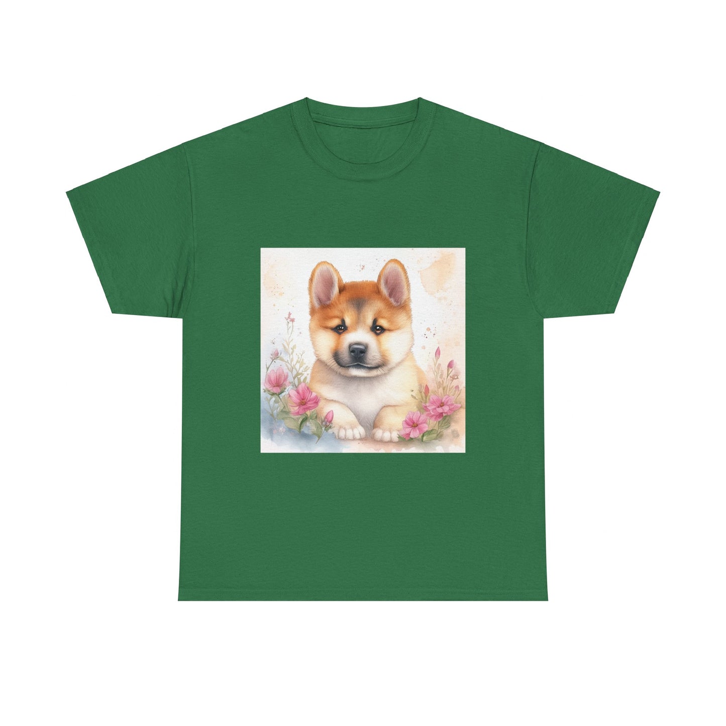 Akita Puppy Unisex Heavy Cotton Tee