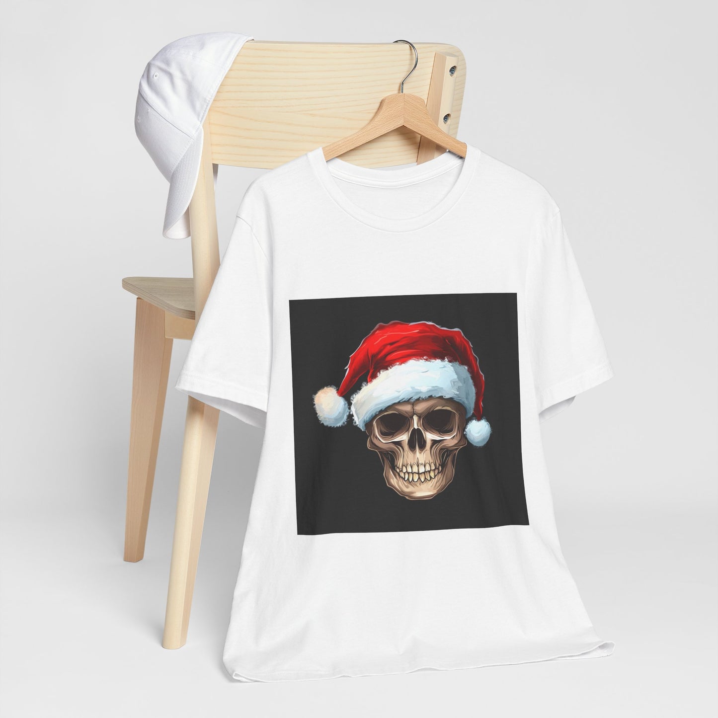 Santa Hat Skull Unisex Jersey Tee