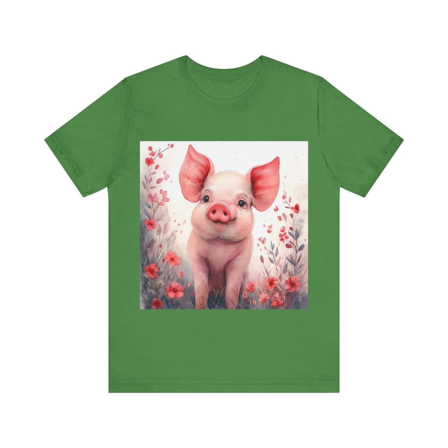 Cute Piglet Unisex Jersey Short Sleeve Tee