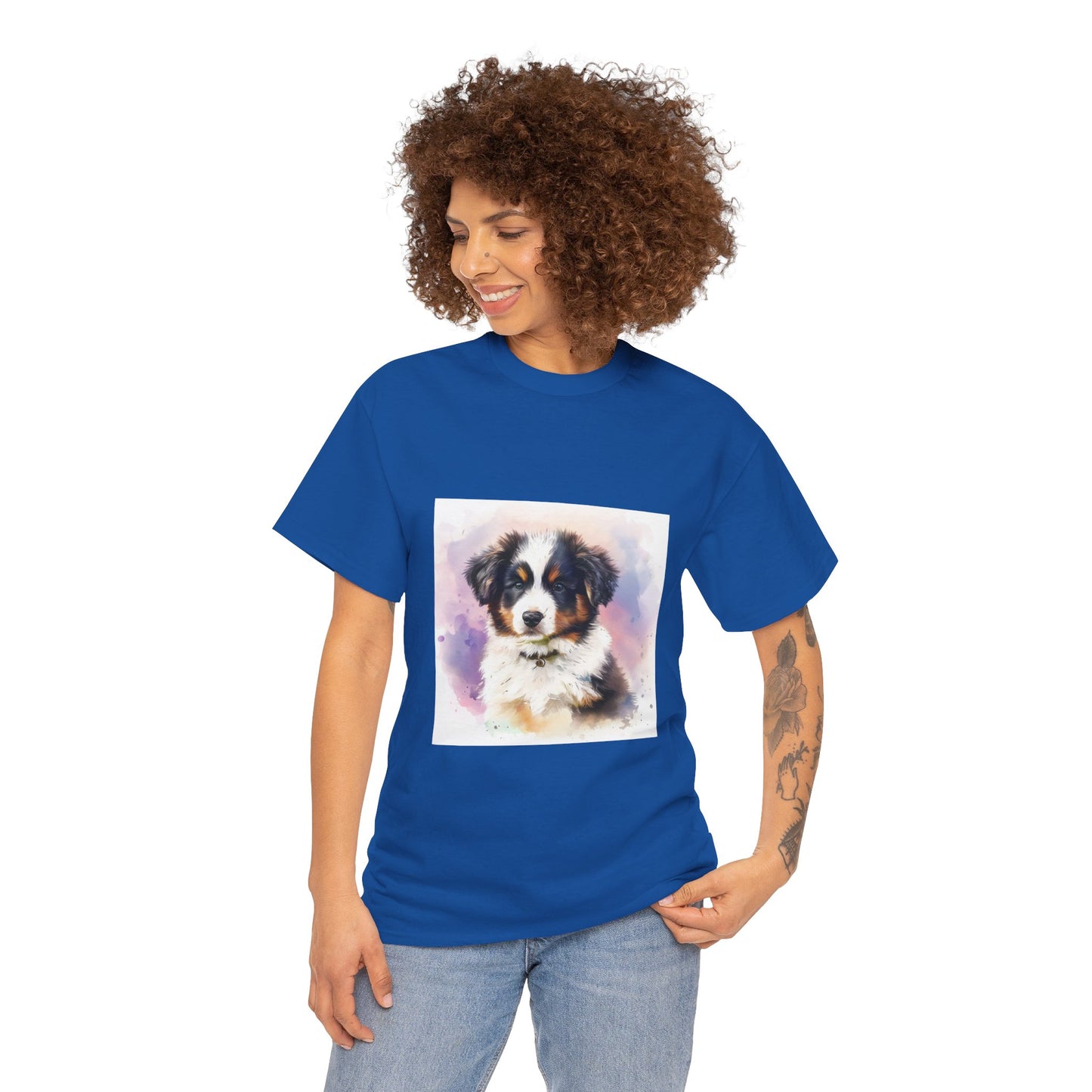 Australian Shephard Unisex Heavy Cotton Tee