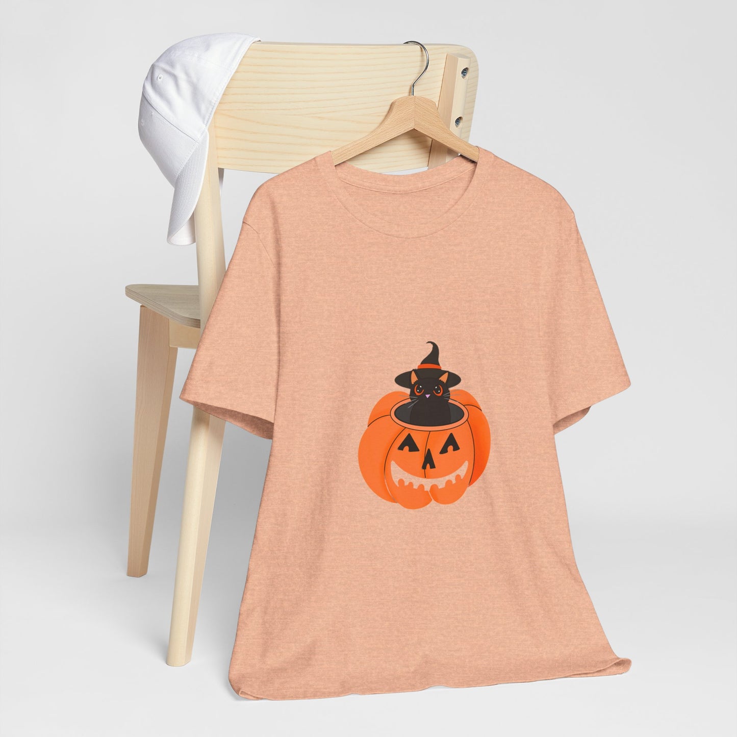 Cute Cat Halloween Unisex Jersey Short Sleeve Tee