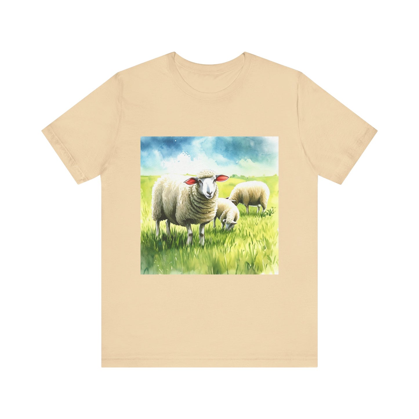 Adorable Sheep Unisex Jersey Short Sleeve Tee