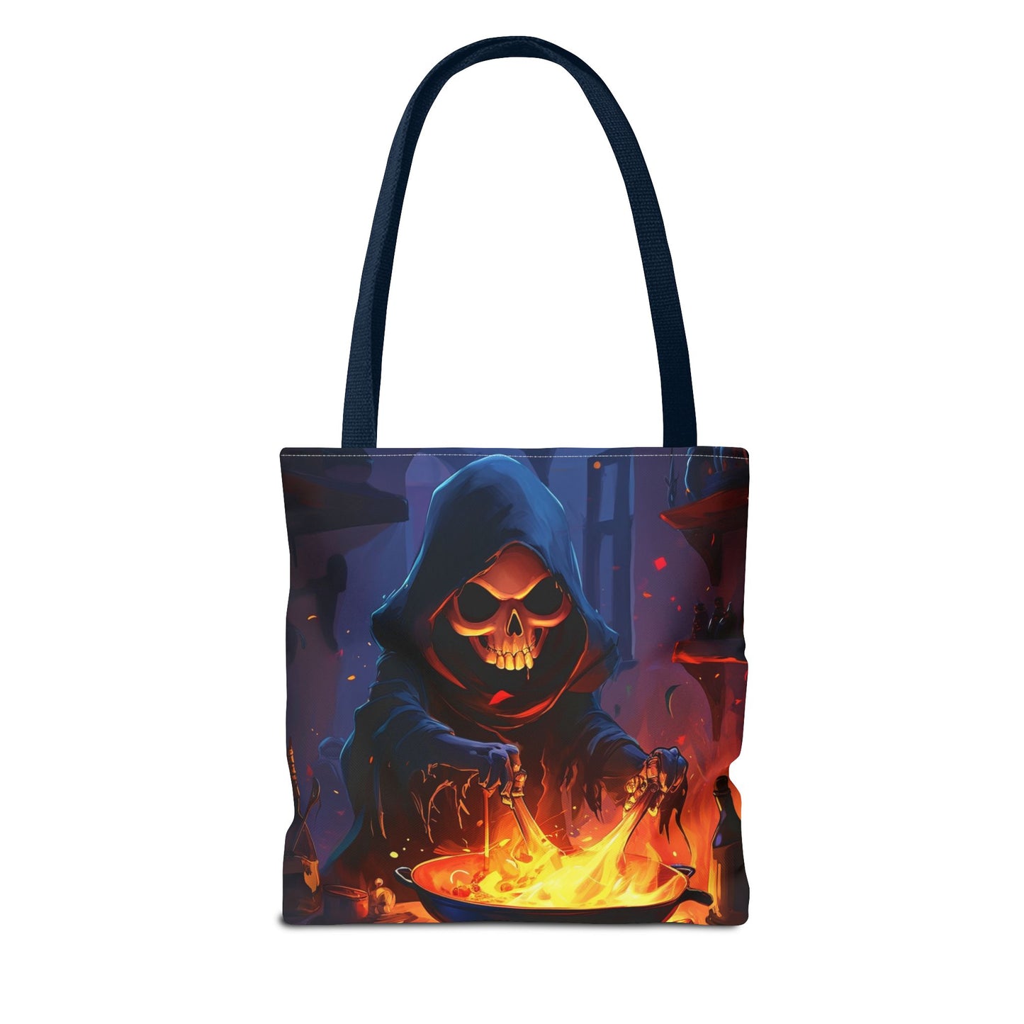 Dark Grim Reaper Cooking Tote Bag (AOP)