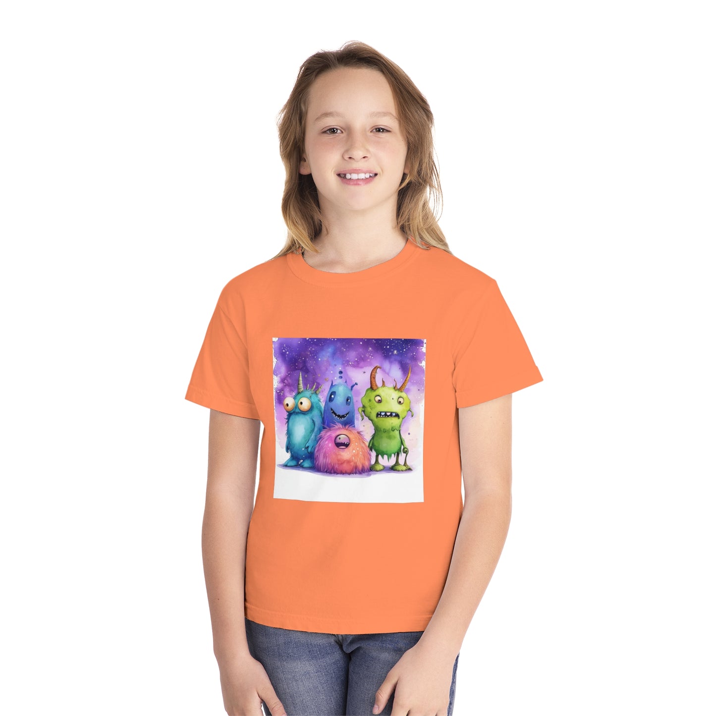 Cartoon Movie Monsters Youth Midweight Tee