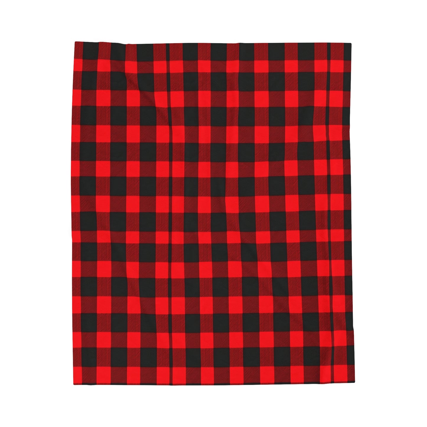 Classic Plaid Velveteen Plush Blanket