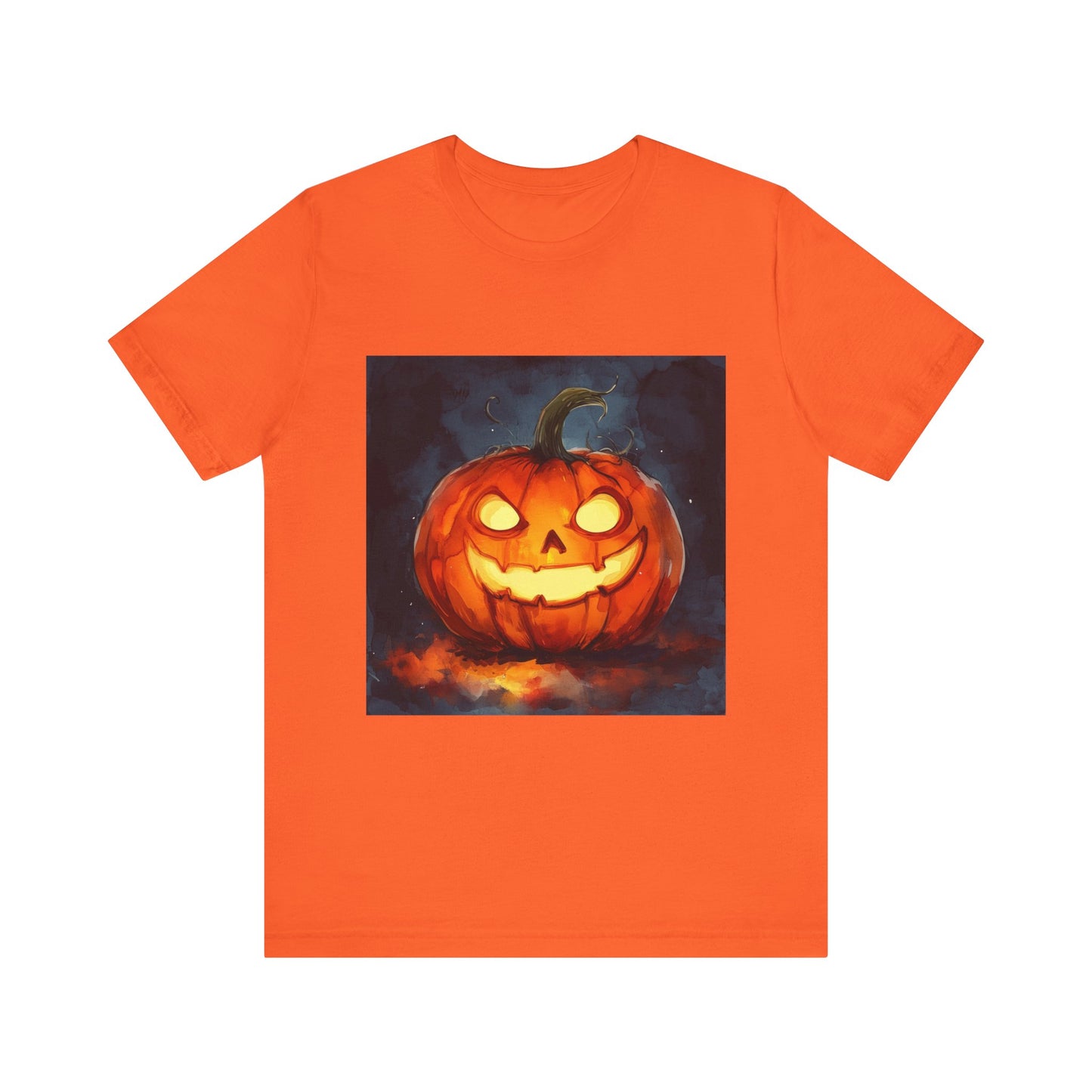 Cute Creepy Jack o Lantern Unisex Jersey Short Sleeve Tee