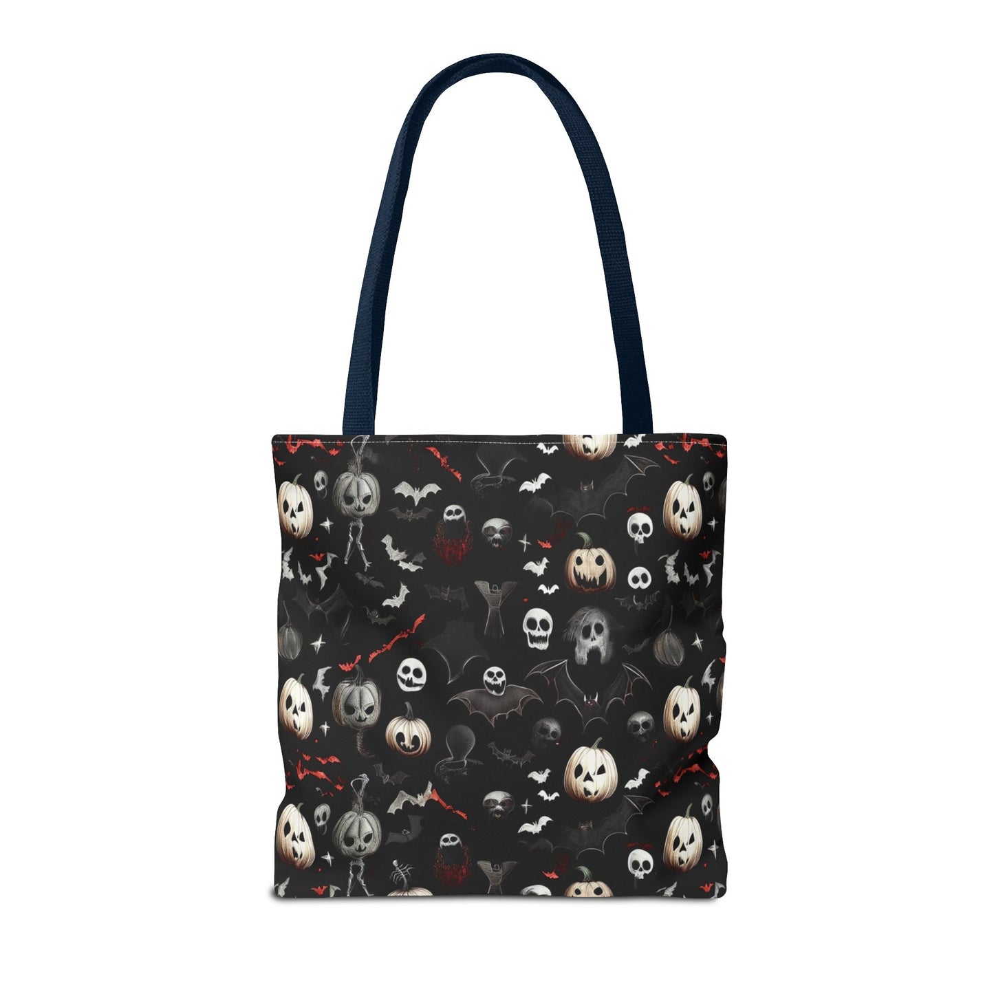 Creepy Halloween Pattern Tote Bag (AOP)