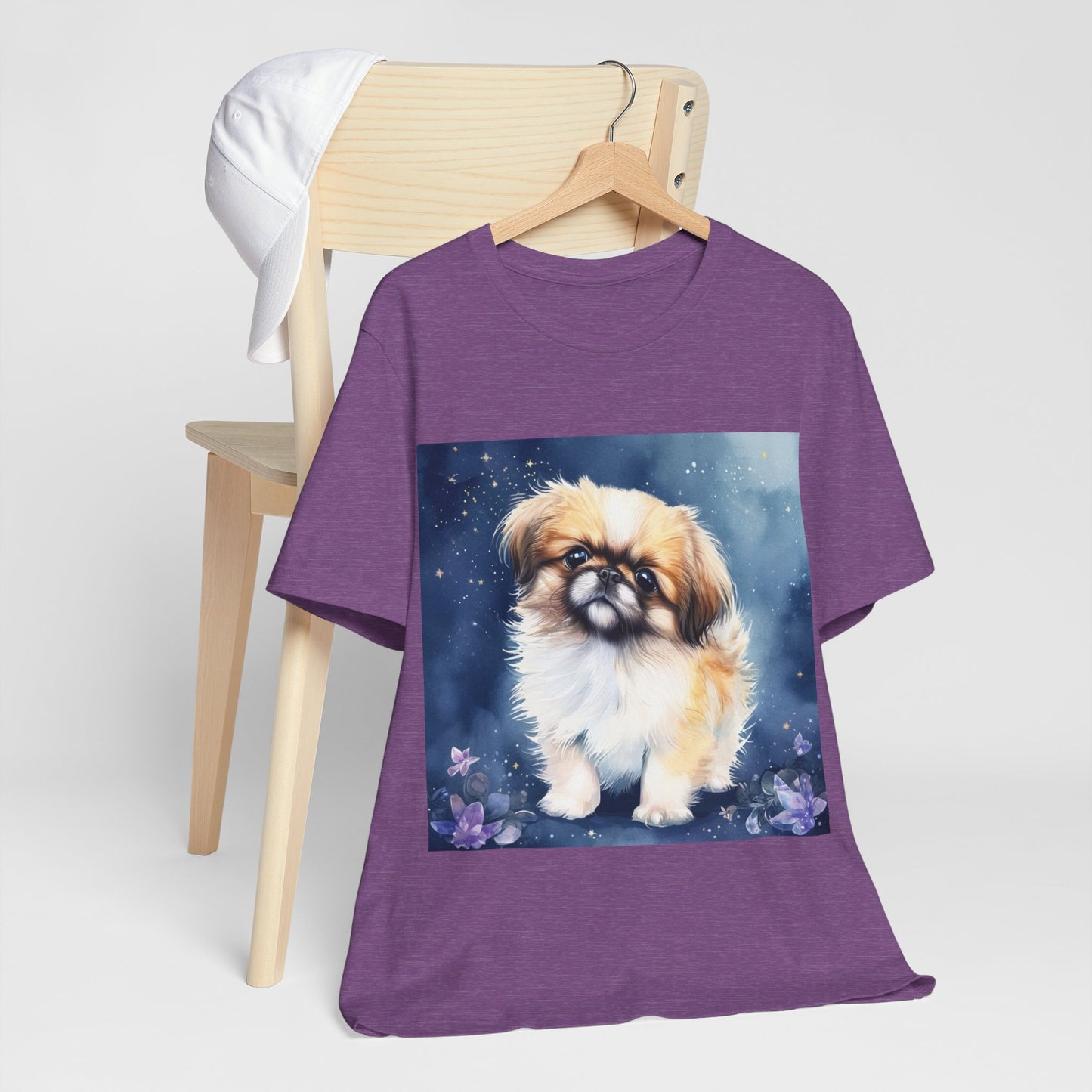 Pekinese Puppy Unisex Jersey Short Sleeve Tee