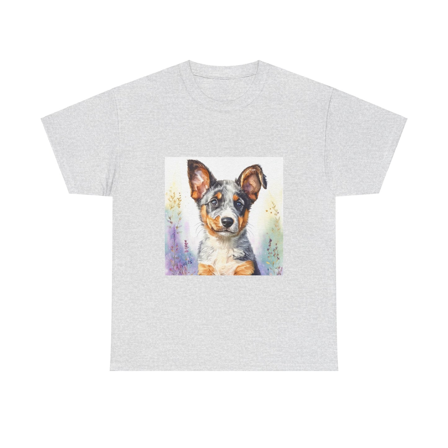 Australian Cattle Dog Puppy Unisex Heavy Cotton Tee