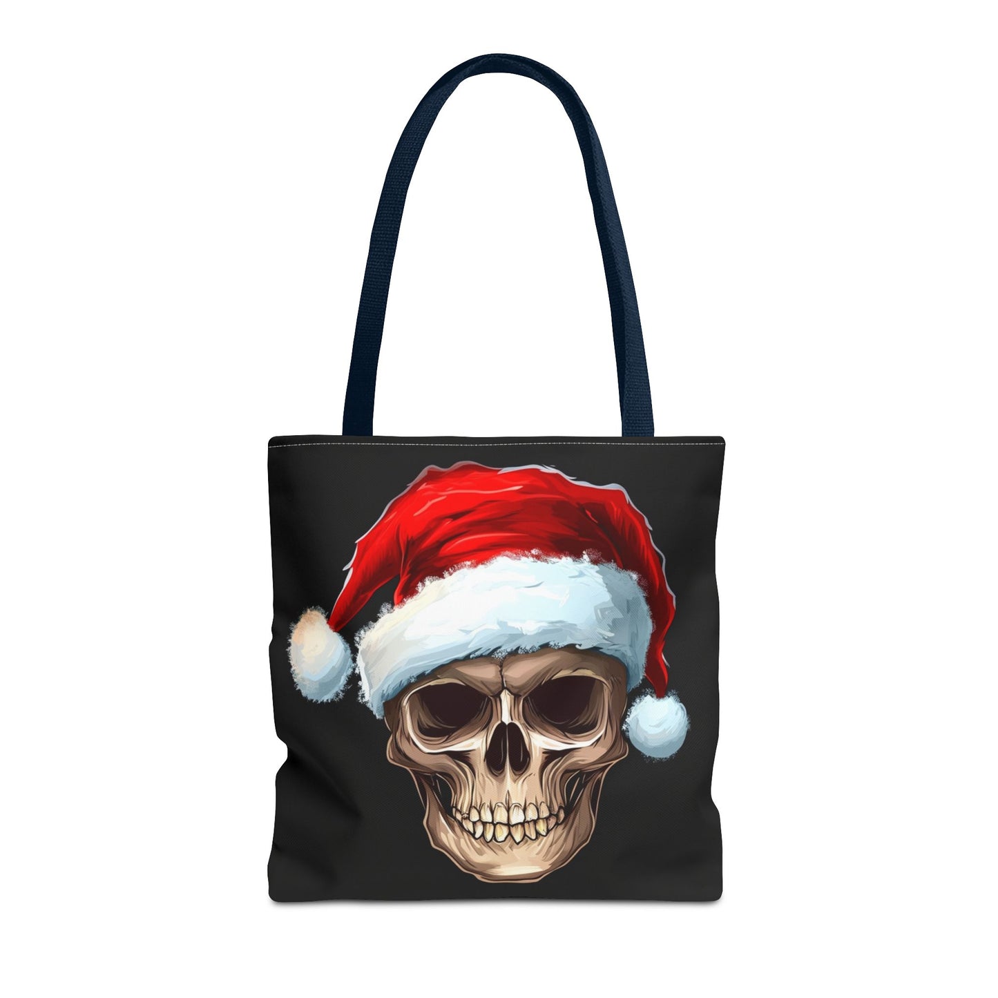 Santa Hat Skull Tote Bag (AOP)