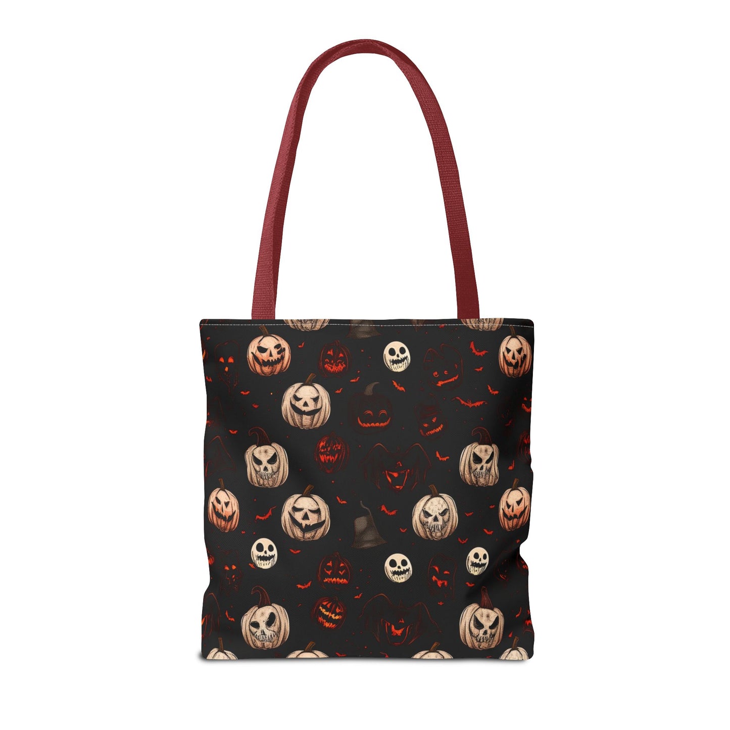 Spooky Halloween Pattern Tote Bag (AOP)