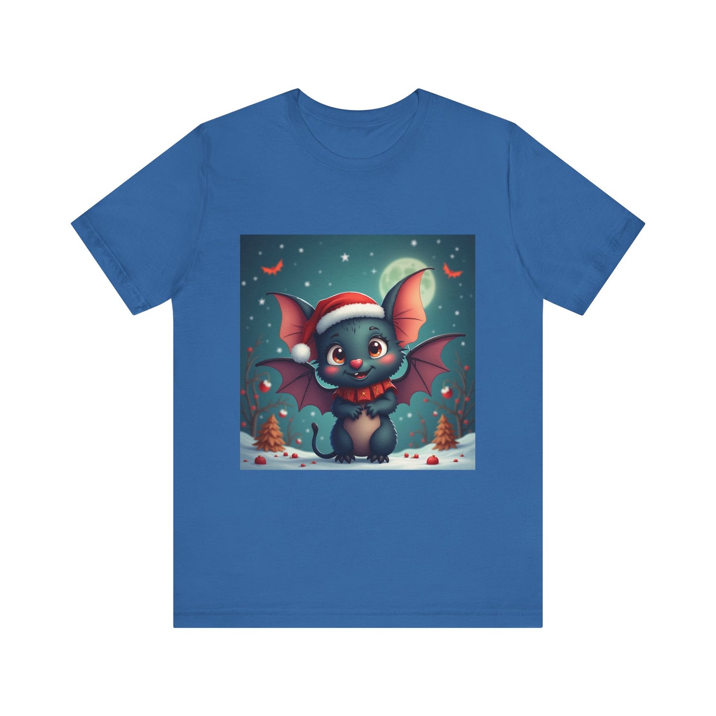 Cartoon Festive Bat Unisex Jersey Tee