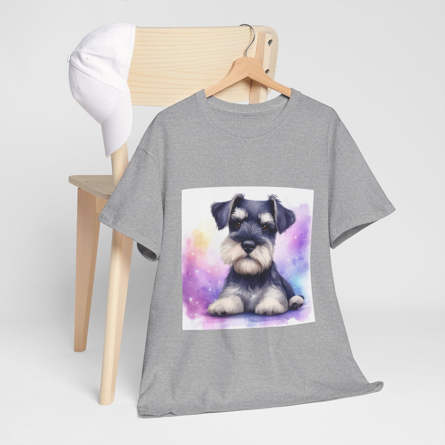 Schnauzer Puppy Unisex Heavy Cotton Tee