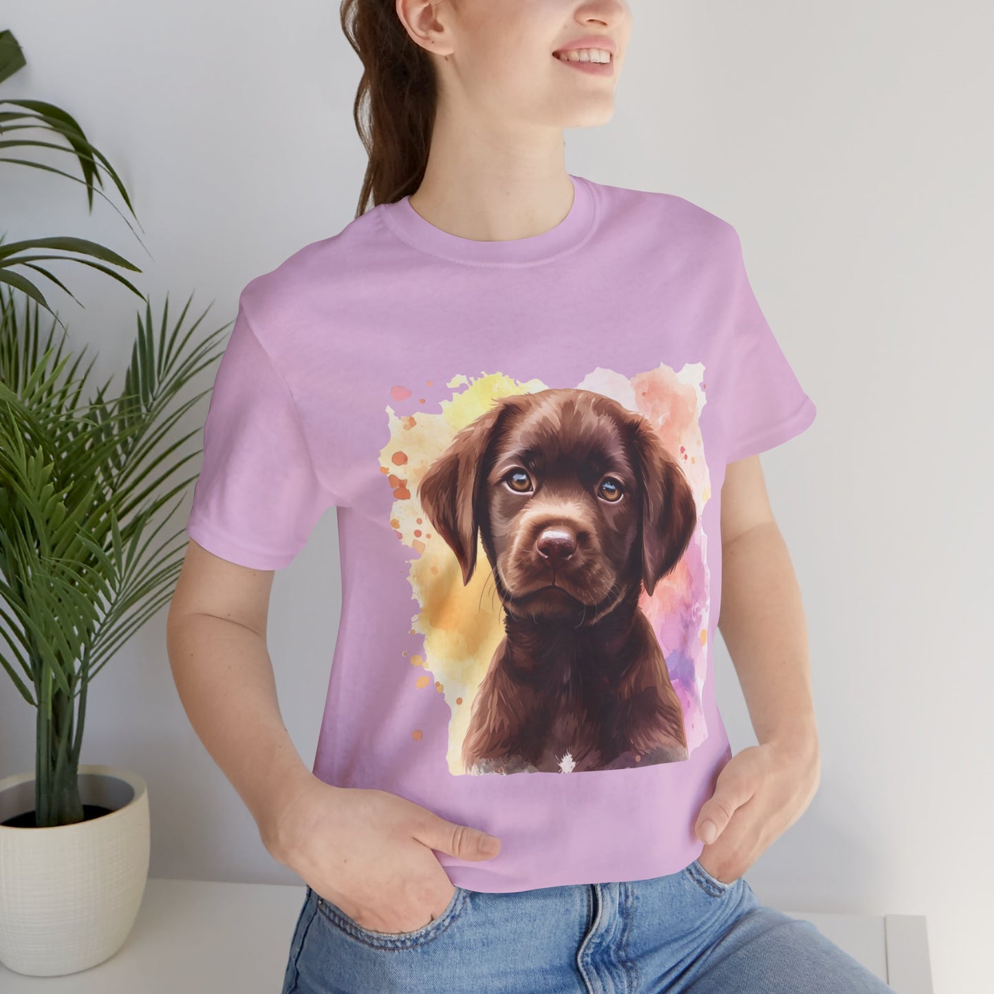 Chocolate Lab Unisex Jersey Short Sleeve Tee