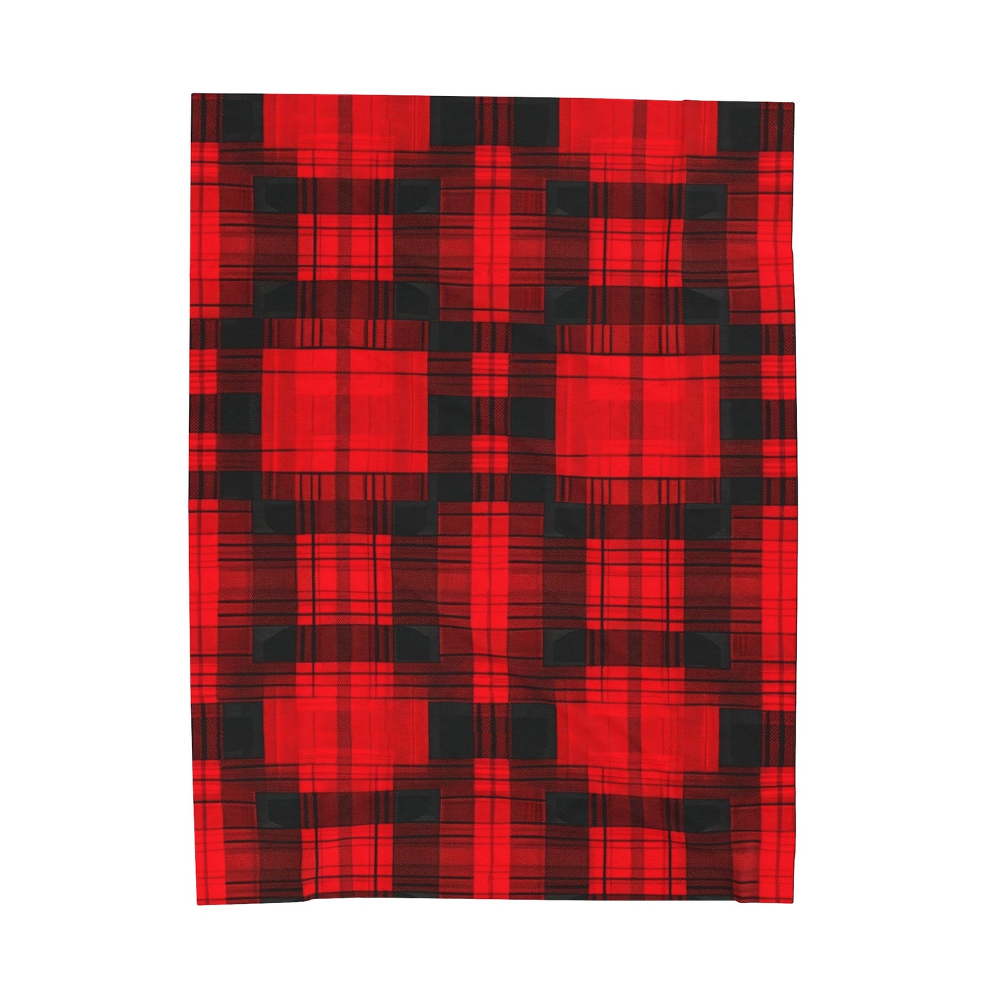 Cute Plaid Velveteen Plush Blanket