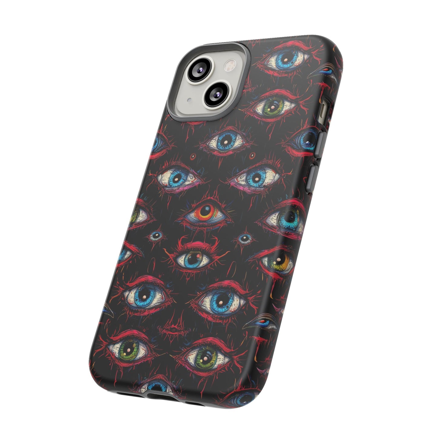 Creepy Eye Pattern Tough Cases