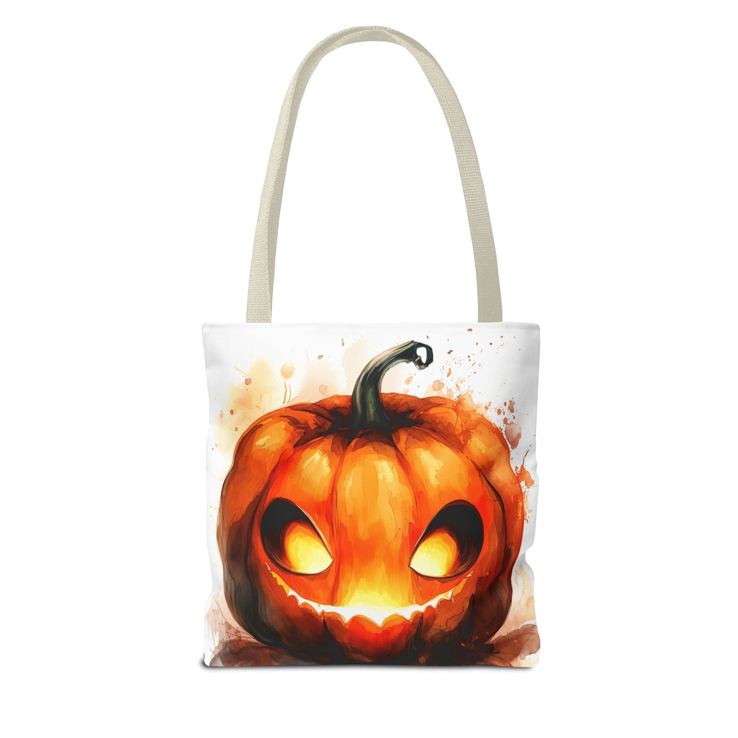 Cute Happy Jack o Lantern Tote Bag (AOP)