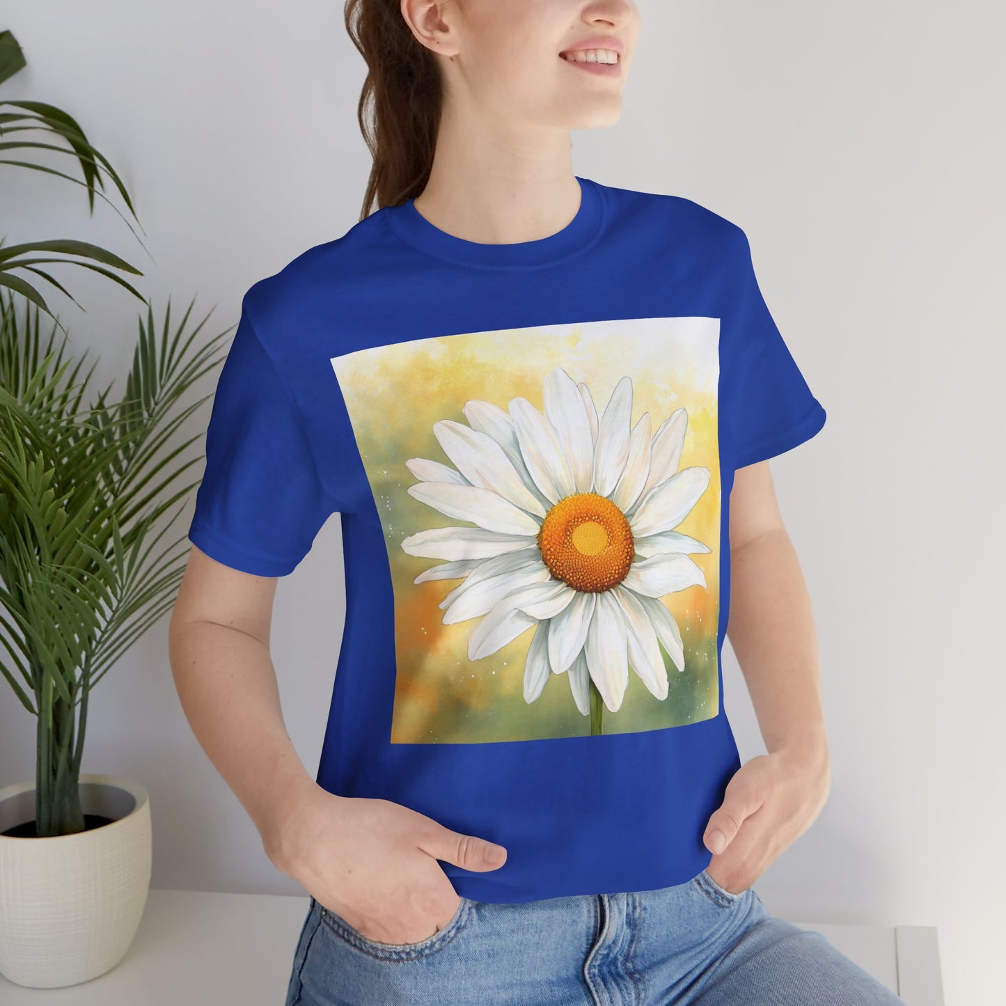 Daisy Bloom Unisex Jersey Tee - Perfect for Spring Celebrations