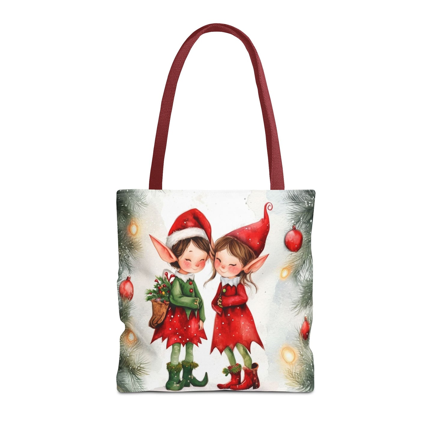 Watercolor Elves Tote Bag (AOP)