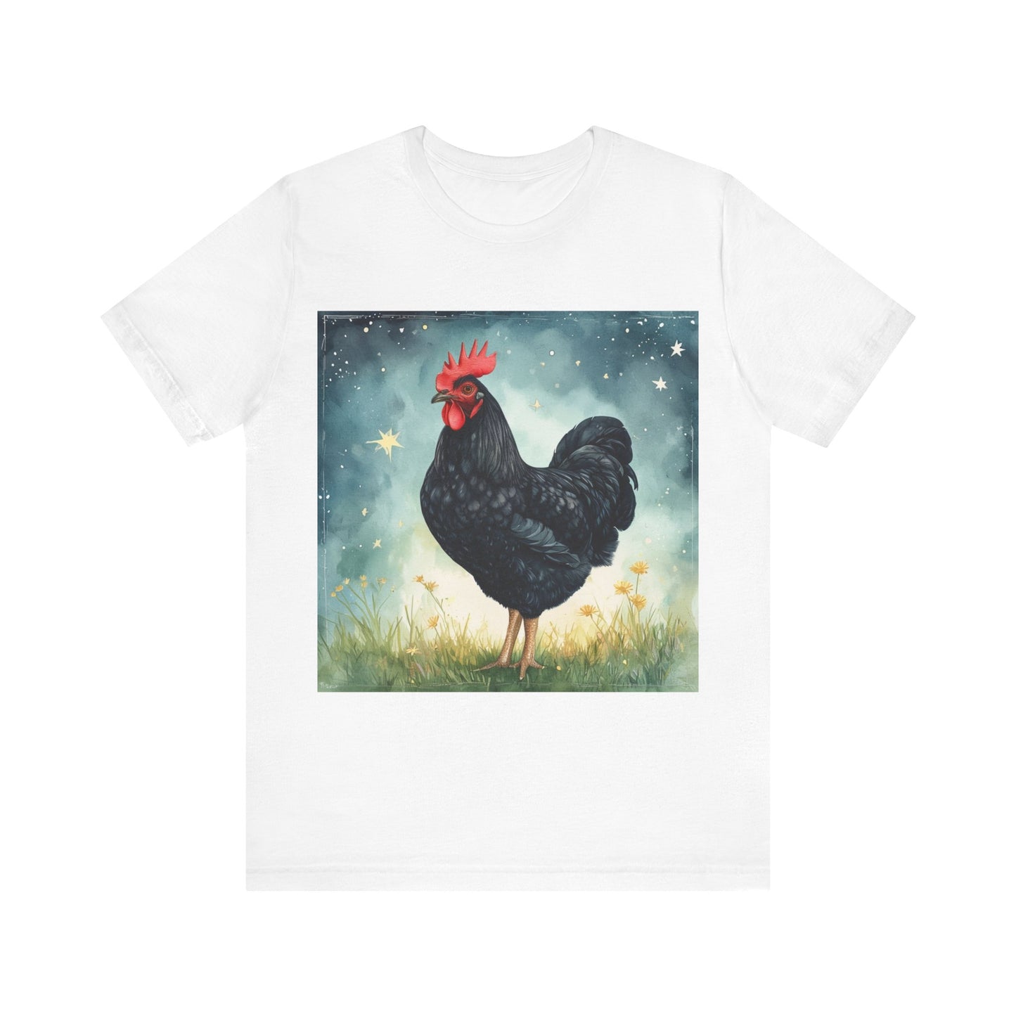 Black Chicken Unisex Jersey Short Sleeve Tee