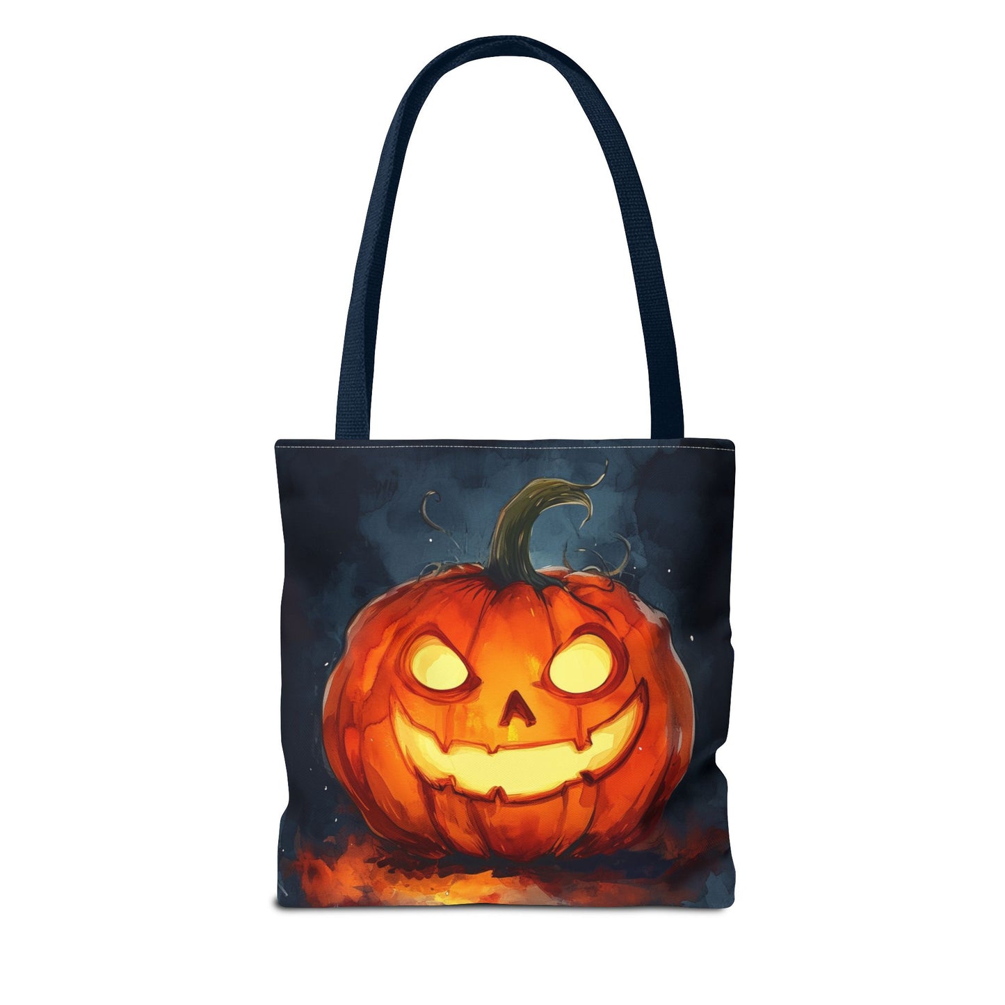 Cute Creepy Jack o Lantern Tote Bag (AOP)