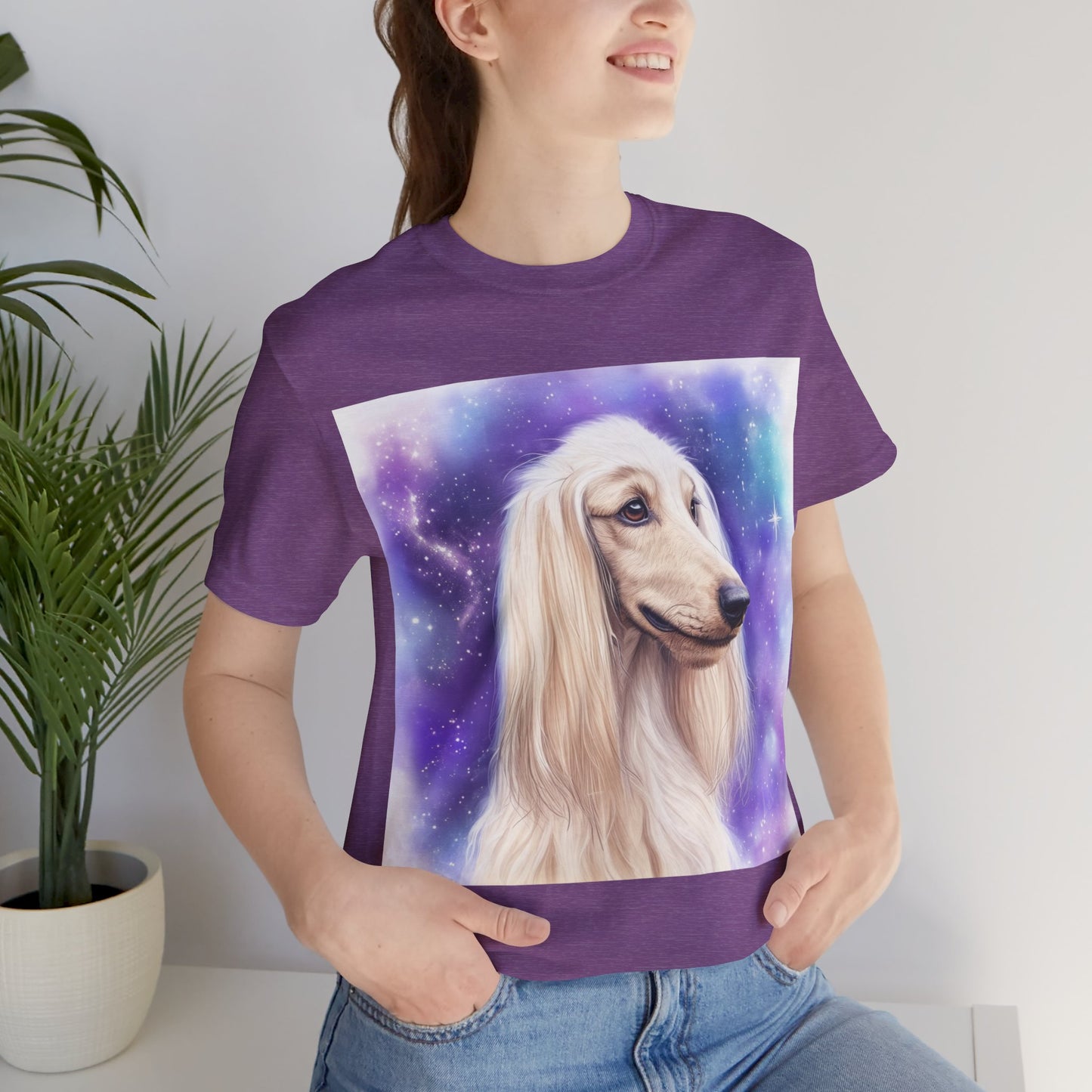 Afghan Hound Unisex Jersey Short Sleeve Tee