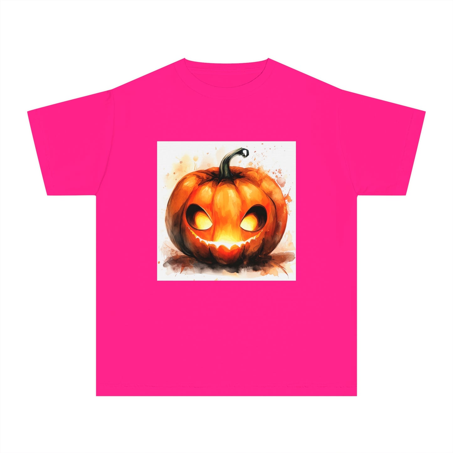 Cute Happy Jack o' Lantern Youth Midweight Tee