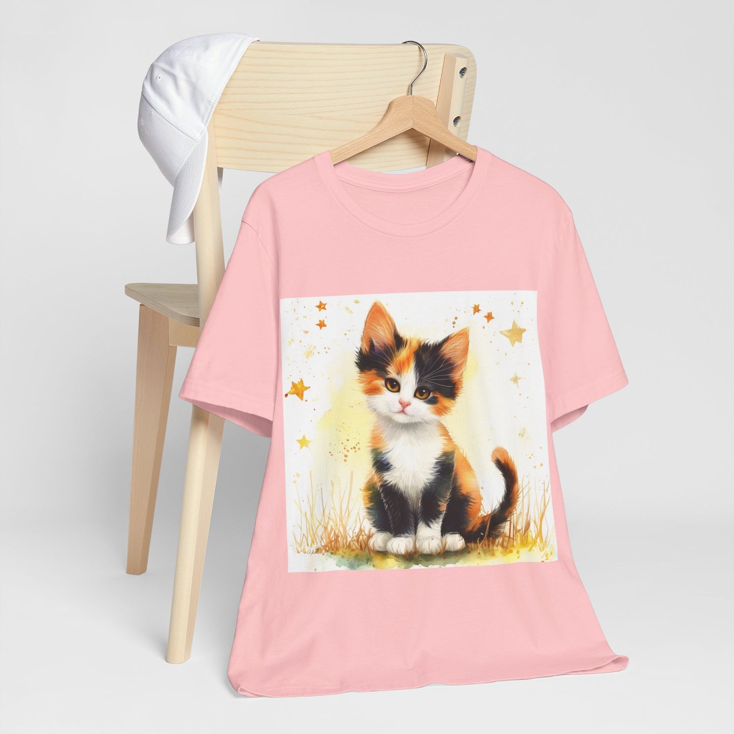 Cute Calico Kitten Unisex Jersey Short Sleeve Tee