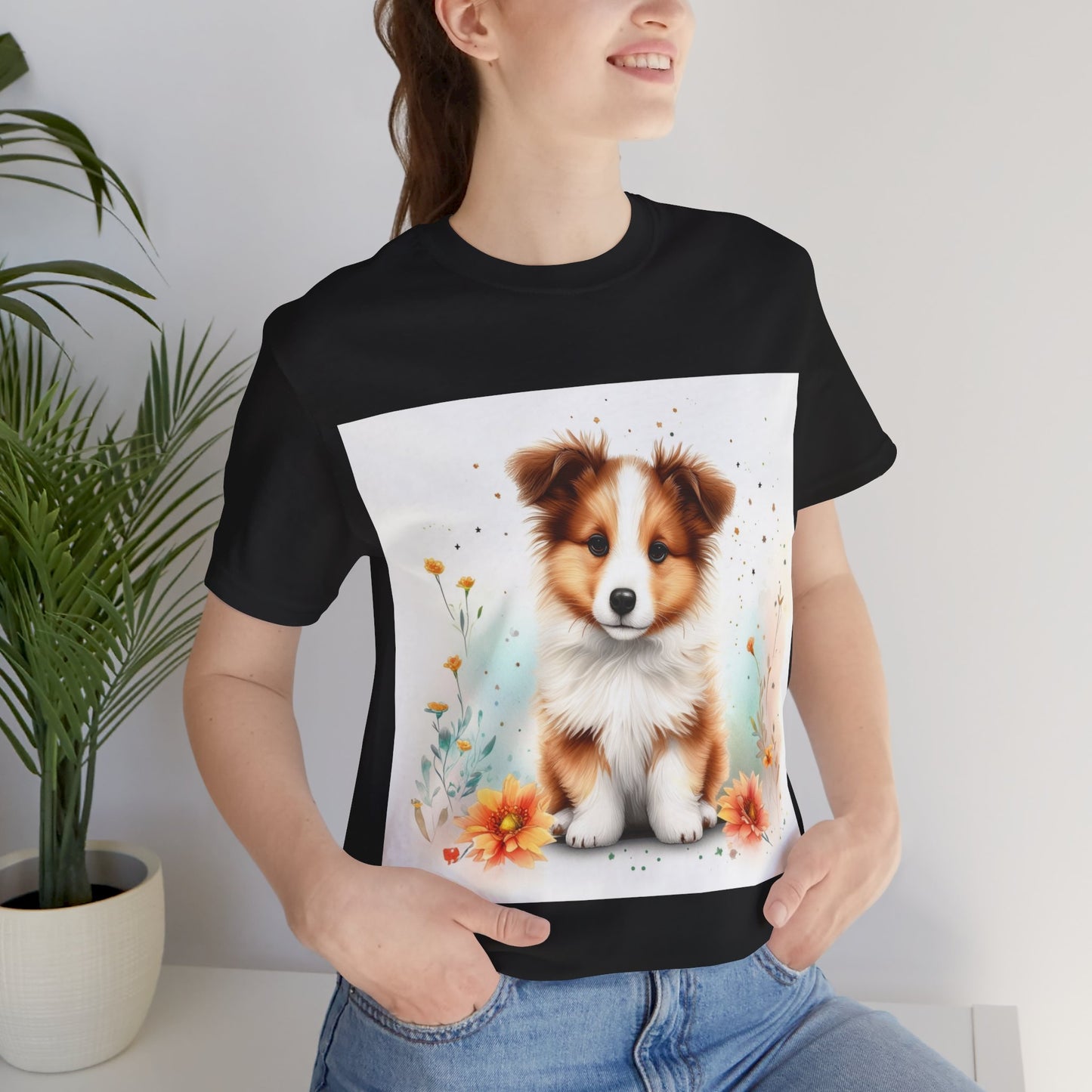 Shetland Sheepdog Unisex Jersey Short Sleeve Tee