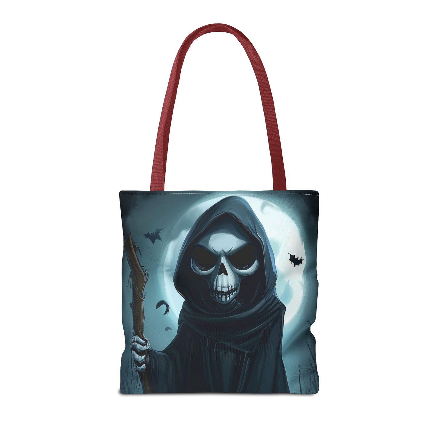 Spooky Grim Reaper Tote Bag (AOP)