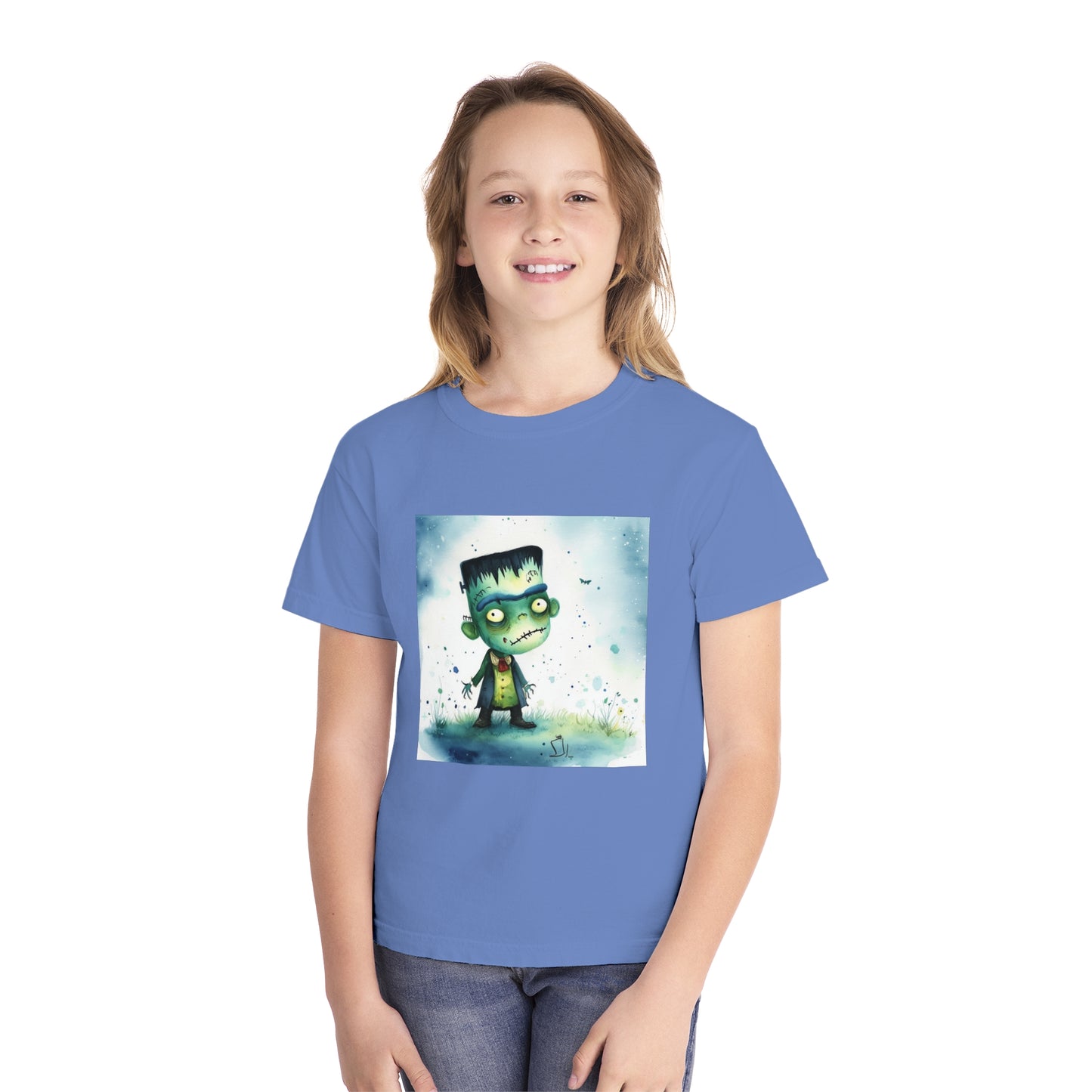 Cute Frankenstein Youth Midweight Tee