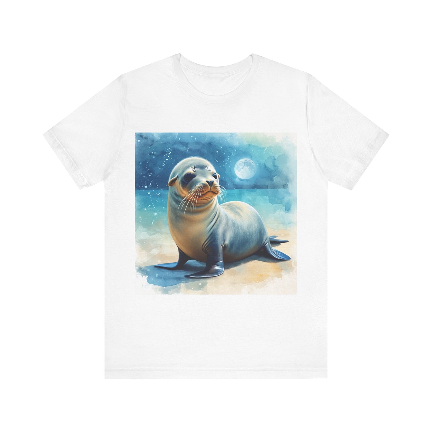 Cute Sea Lion Unisex Jersey Short Sleeve Tee