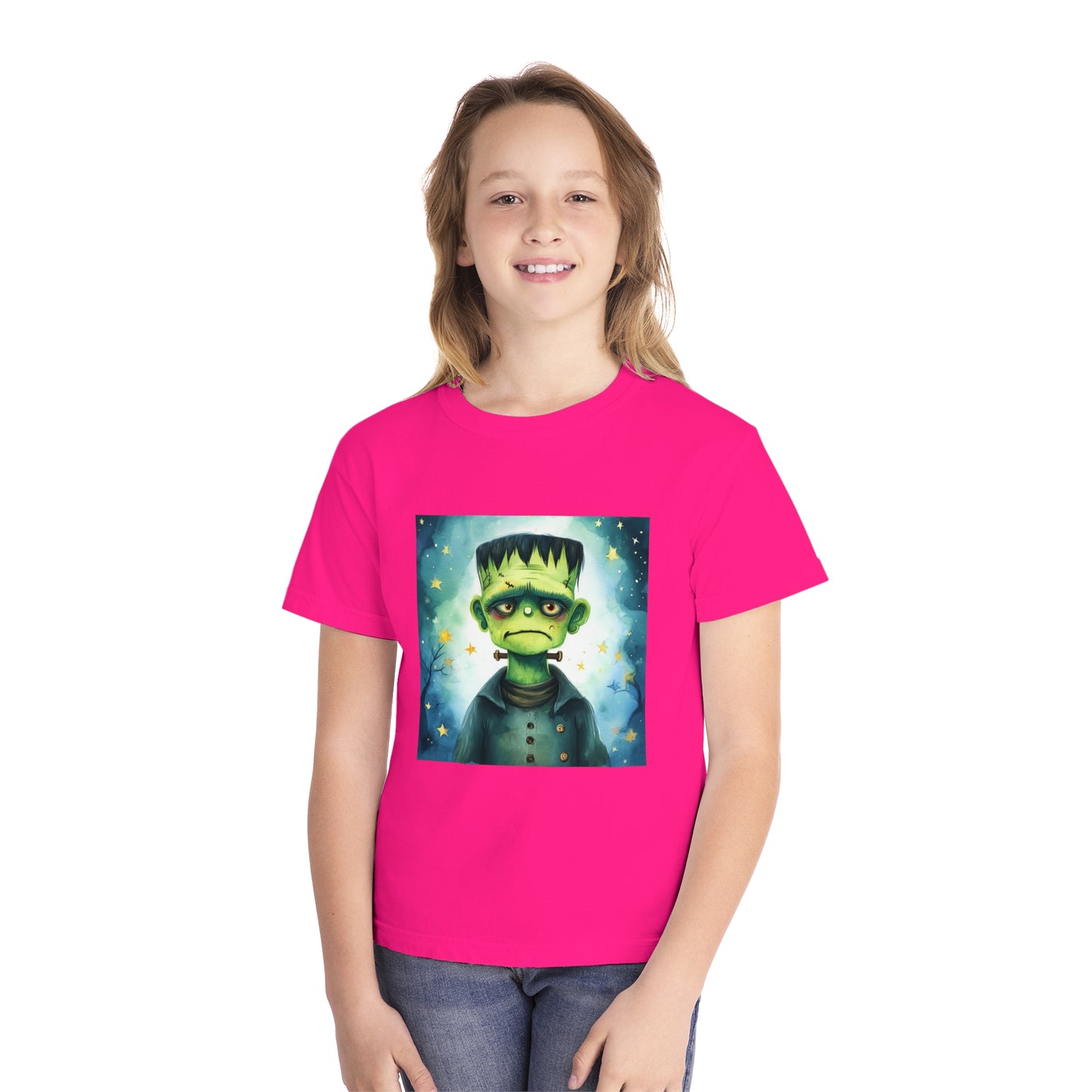 Cute Frankenstein Monster Youth Midweight Tee