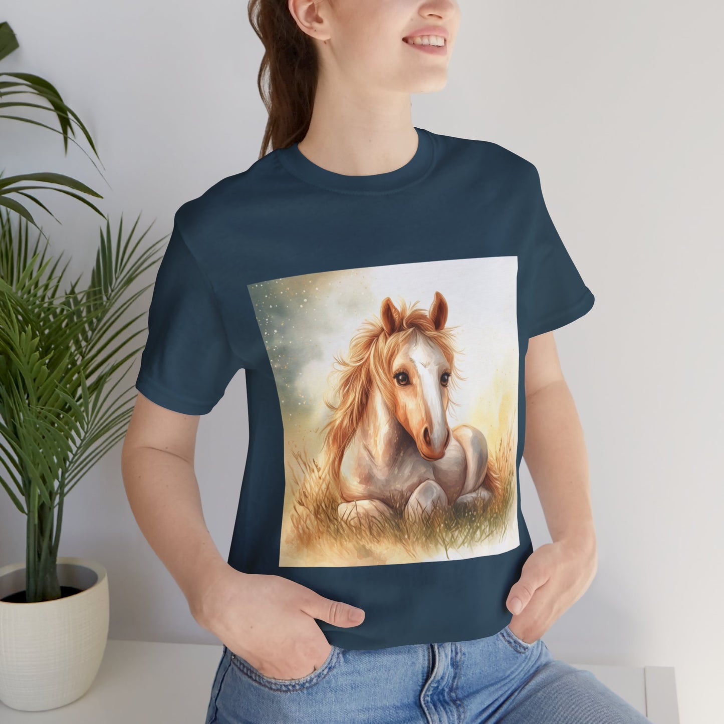 Palamino Horse Unisex Jersey Short Sleeve Tee