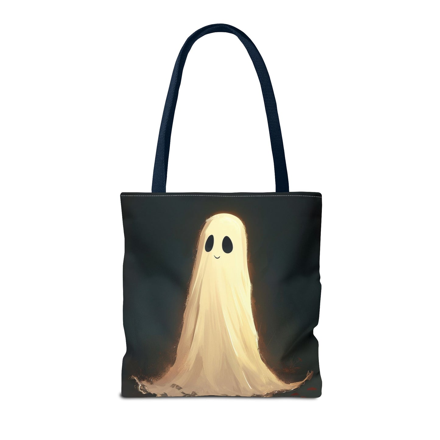 Happy Spooky Ghost Tote Bag (AOP)