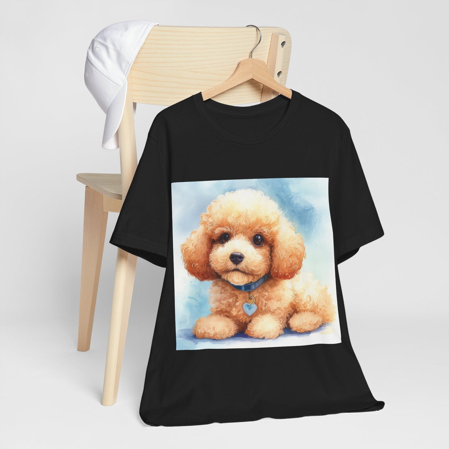 Poodle Puppy Unisex Jersey Short Sleeve Tee